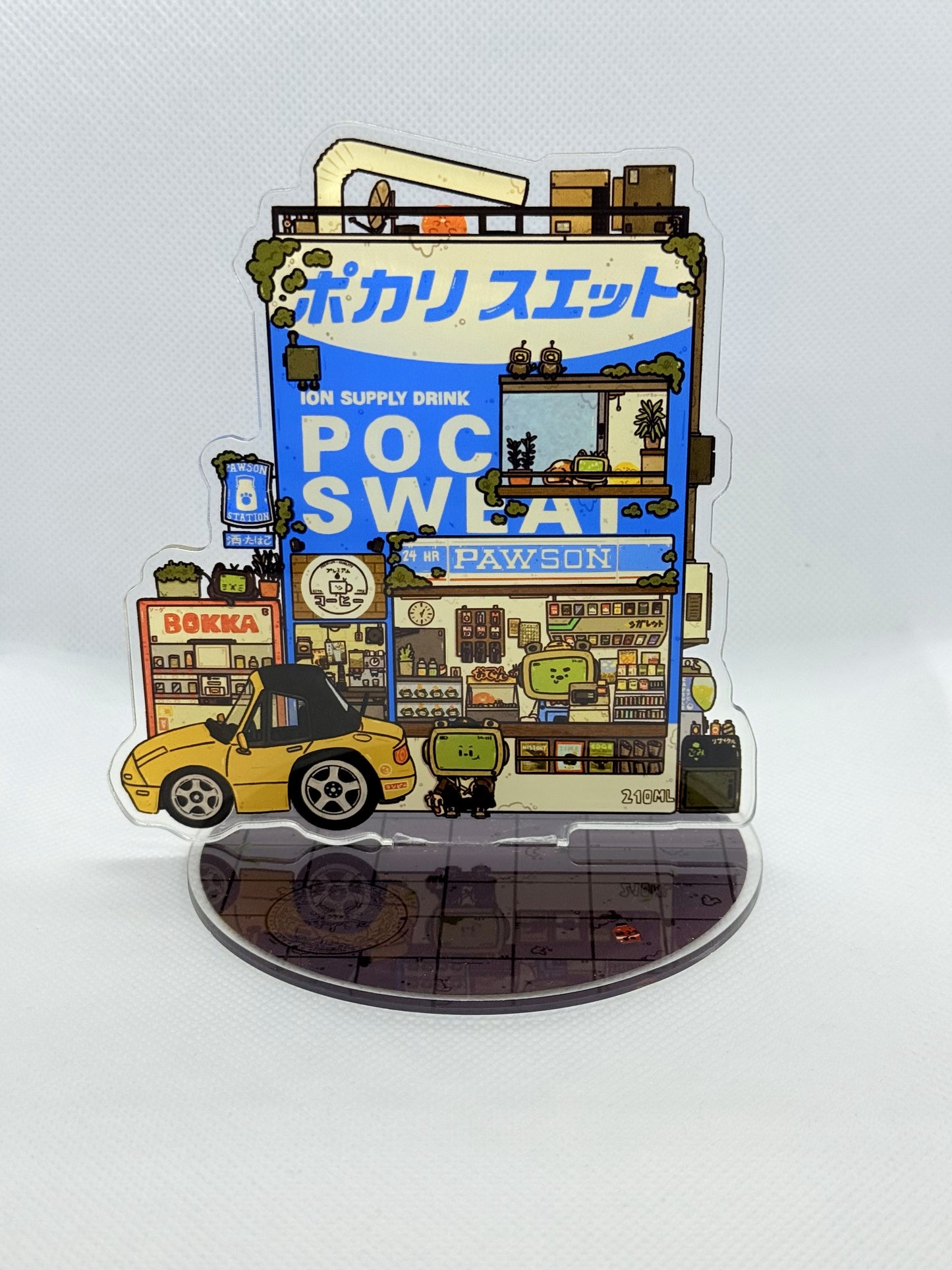 Pocari Pawson Konbini Acrylic Standee