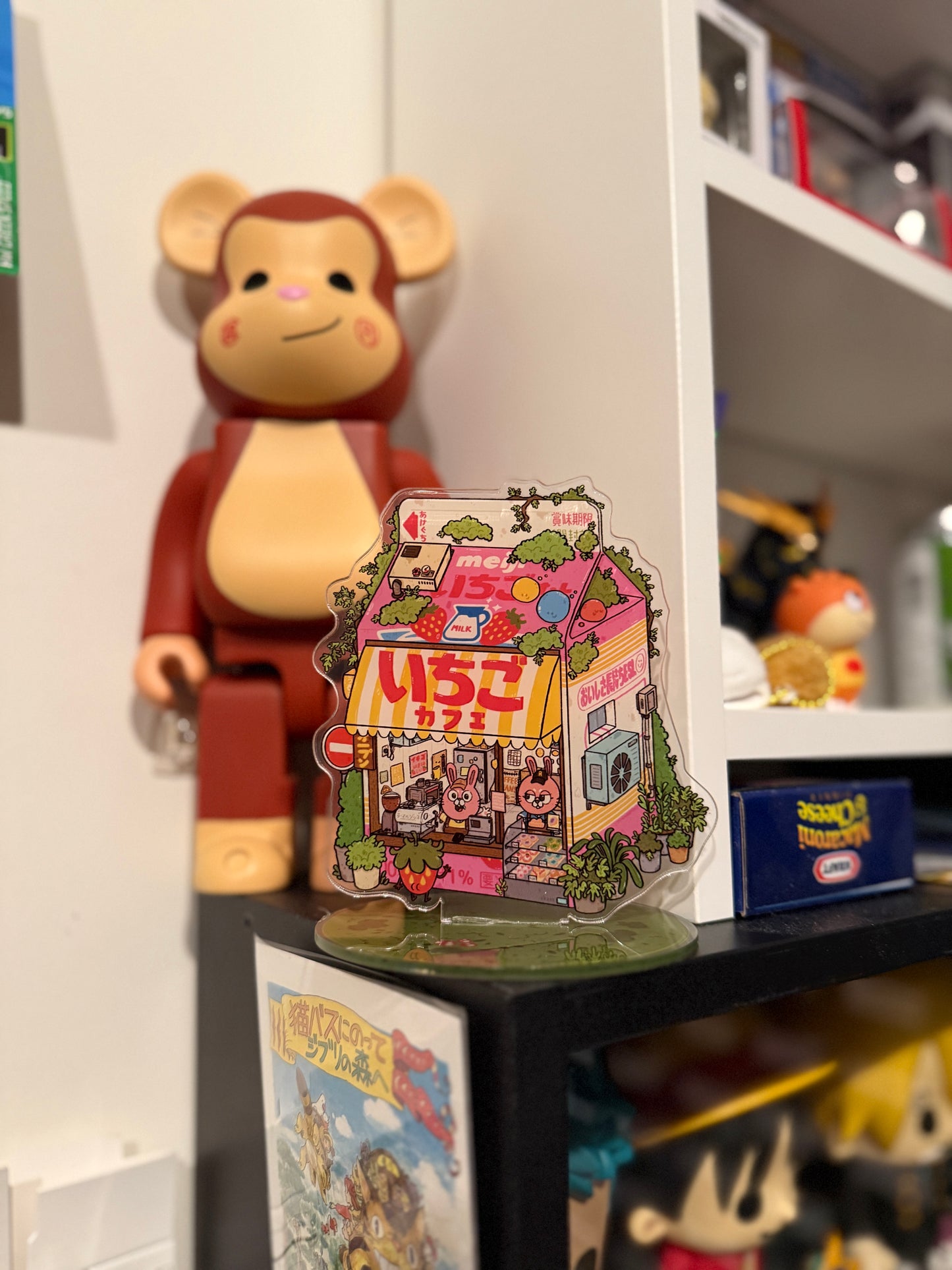 Strawberry Milk Cafe Acrylic Standee