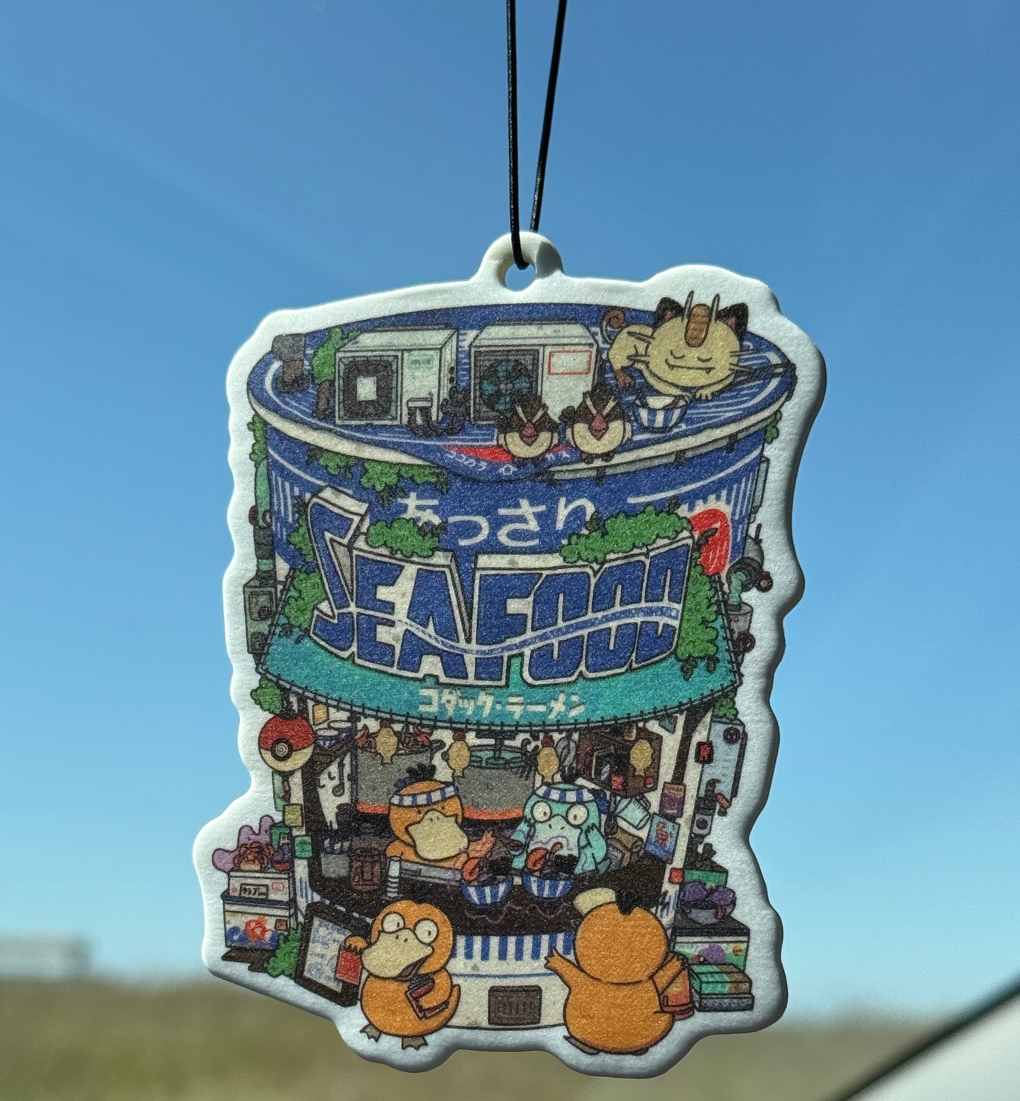 Psyduck Seafood Ramen Air Freshener (Ocean)