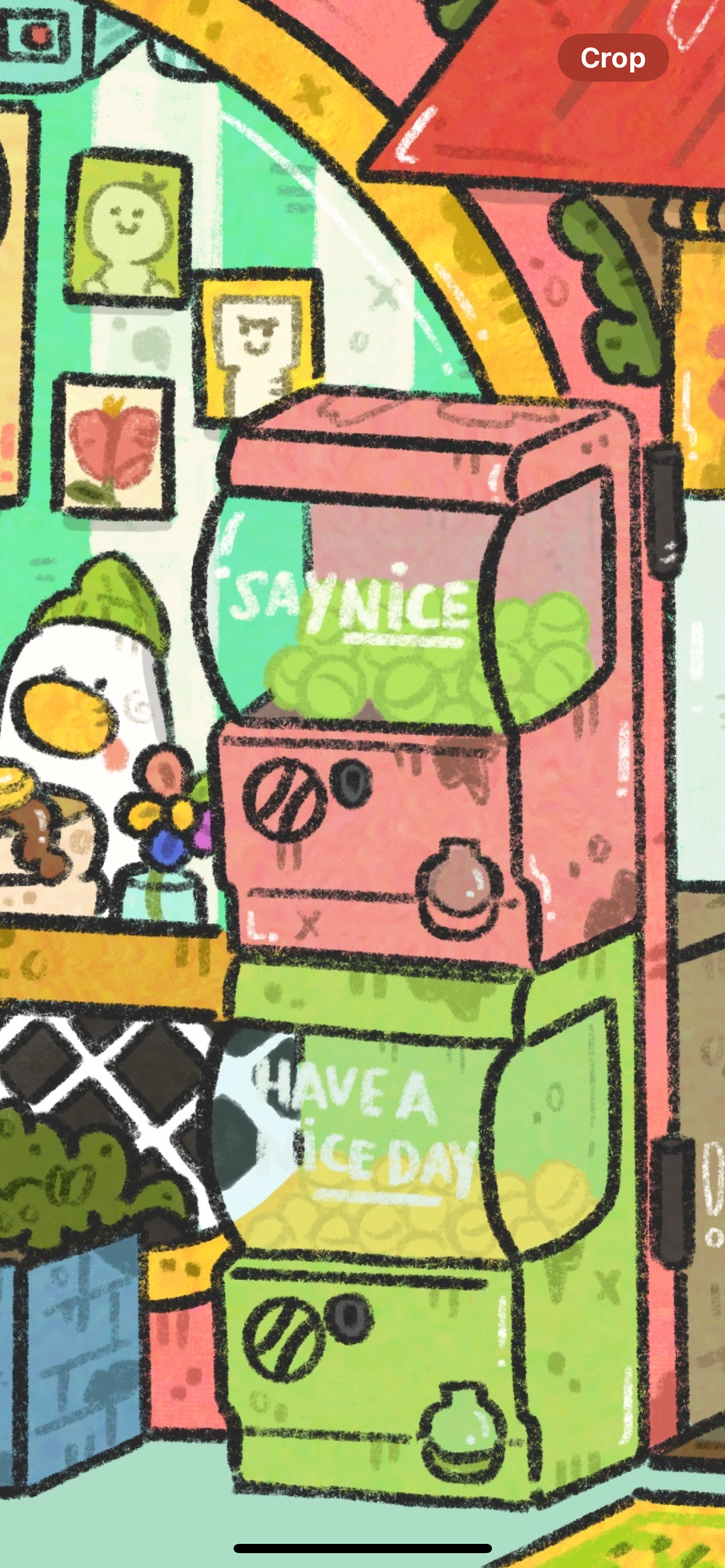 Boom Box Cafe Art Print