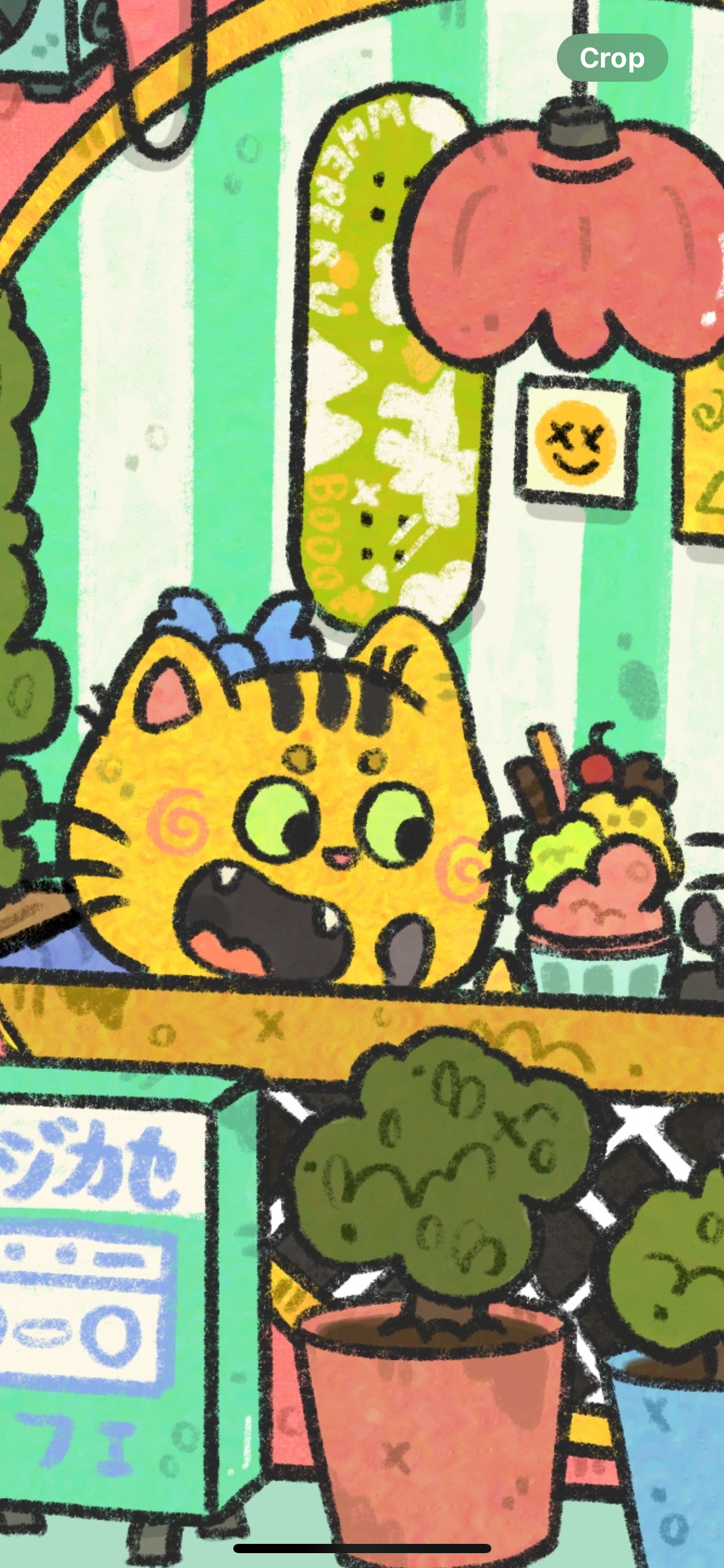 Boom Box Cafe Art Print