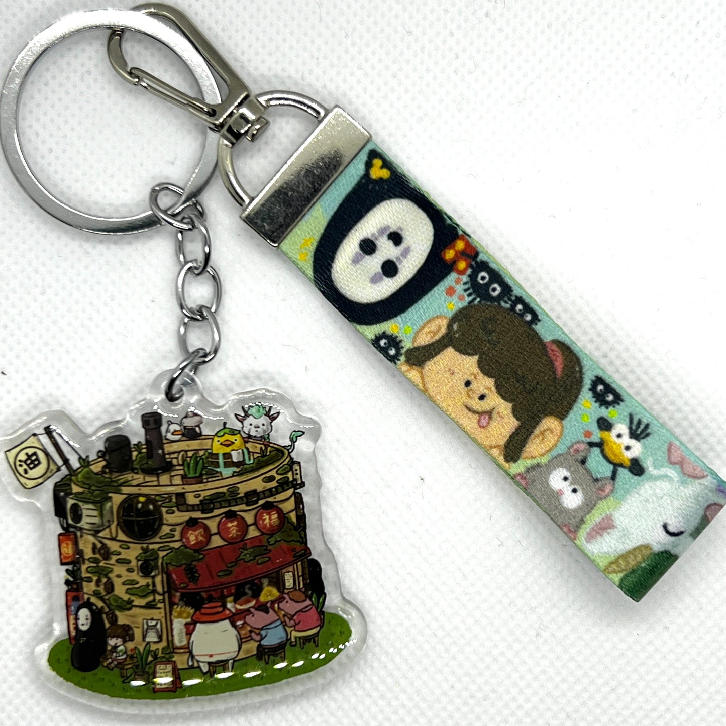 Spirirted Away Keychain W/ Lanyard