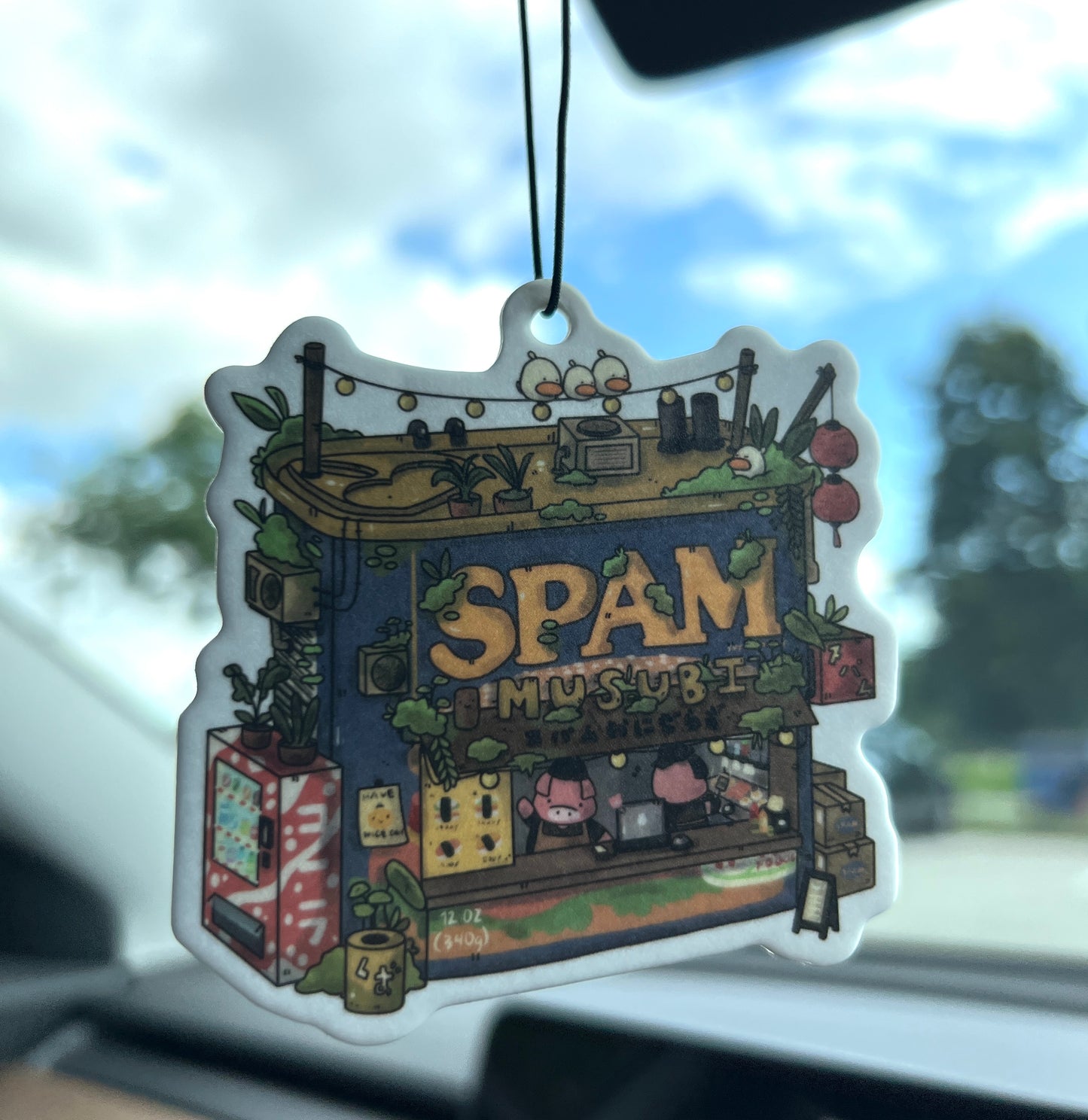 Spam Air Freshener (Pineapple)