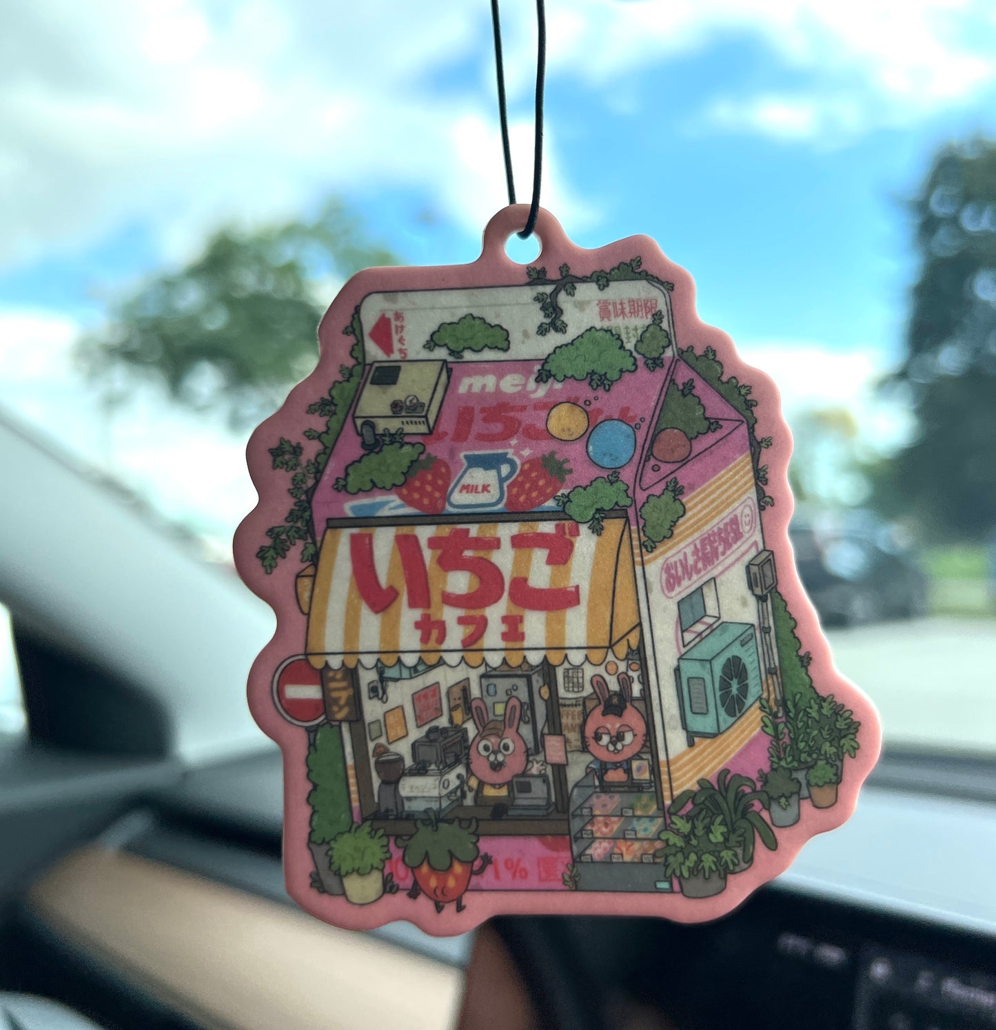 Strawberry Milk Air Freshener (Strawberry)