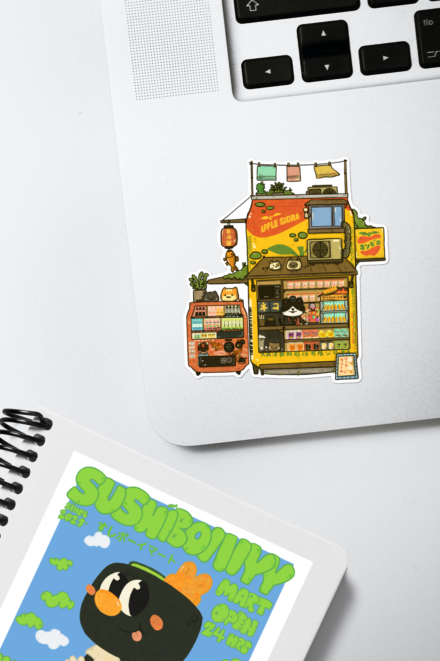 Apple Sidra Vinyl Sticker