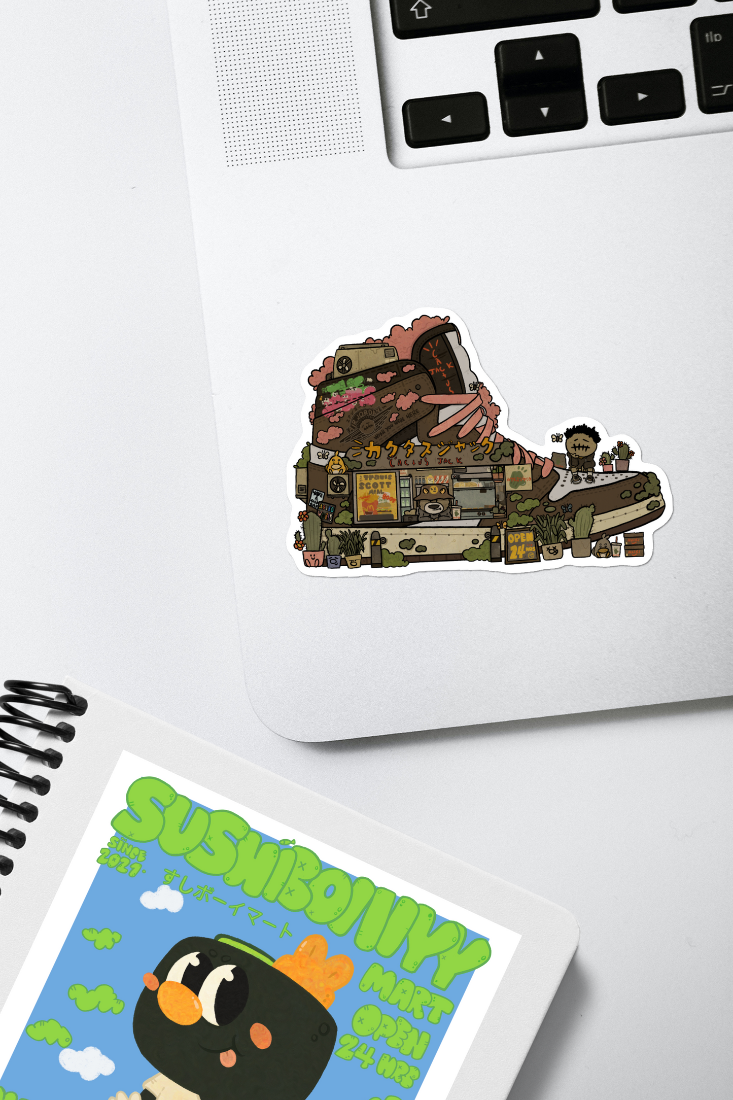 Cactus Jack Shoe Vinyl Sticker