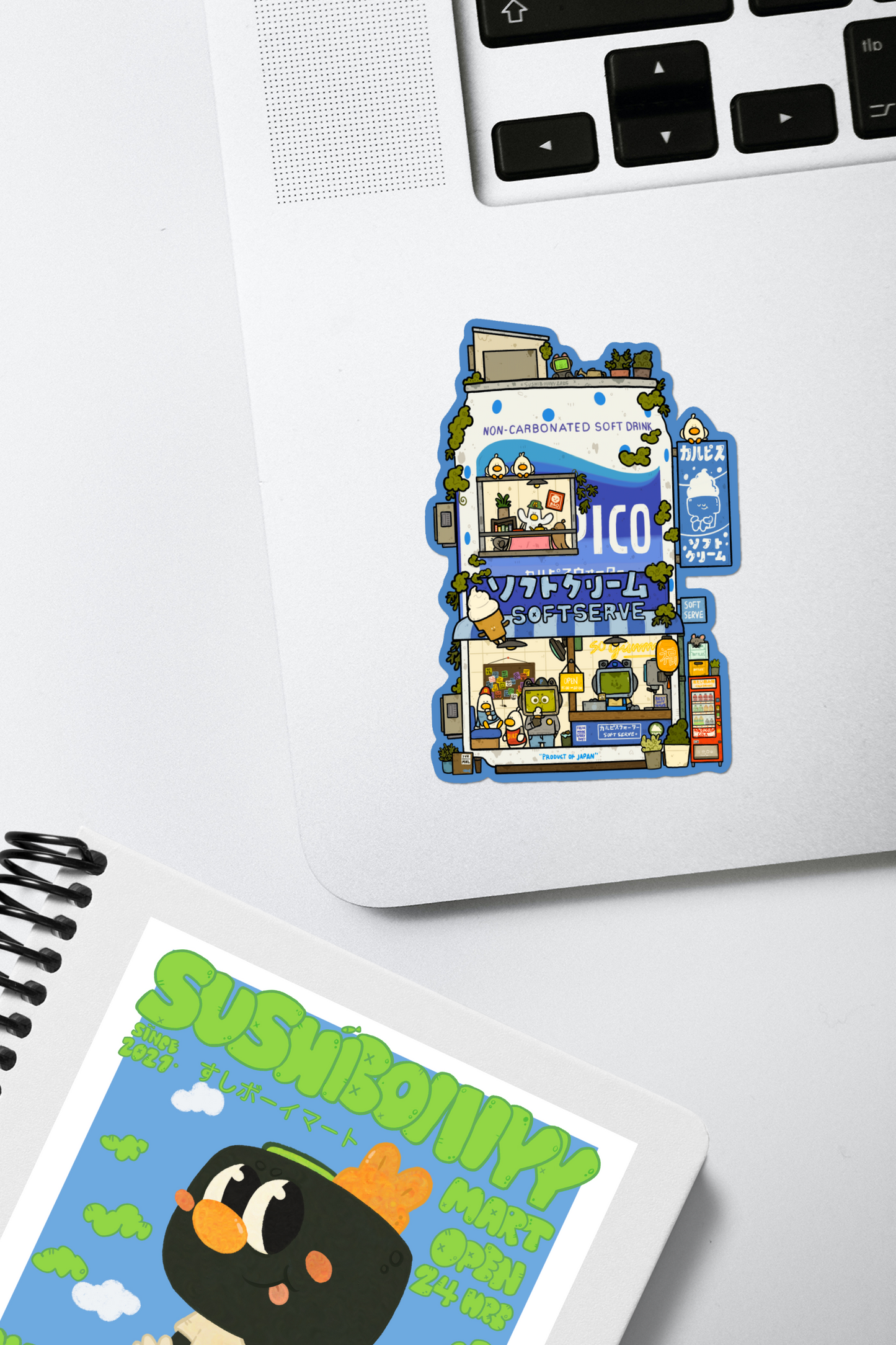 Calpico Soft Serve Vinyl Sticker