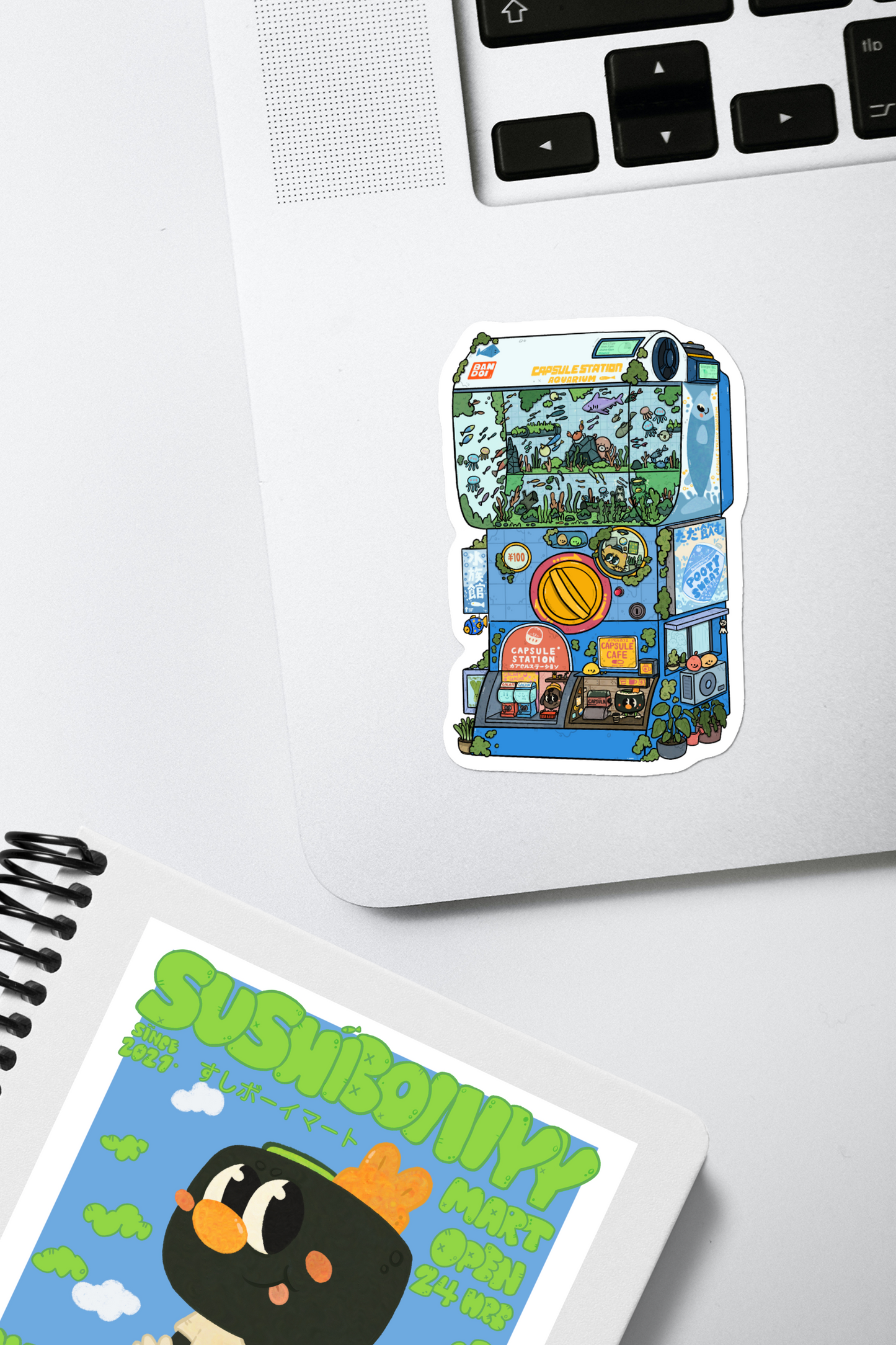 Capsule Station Vinyl Sticker