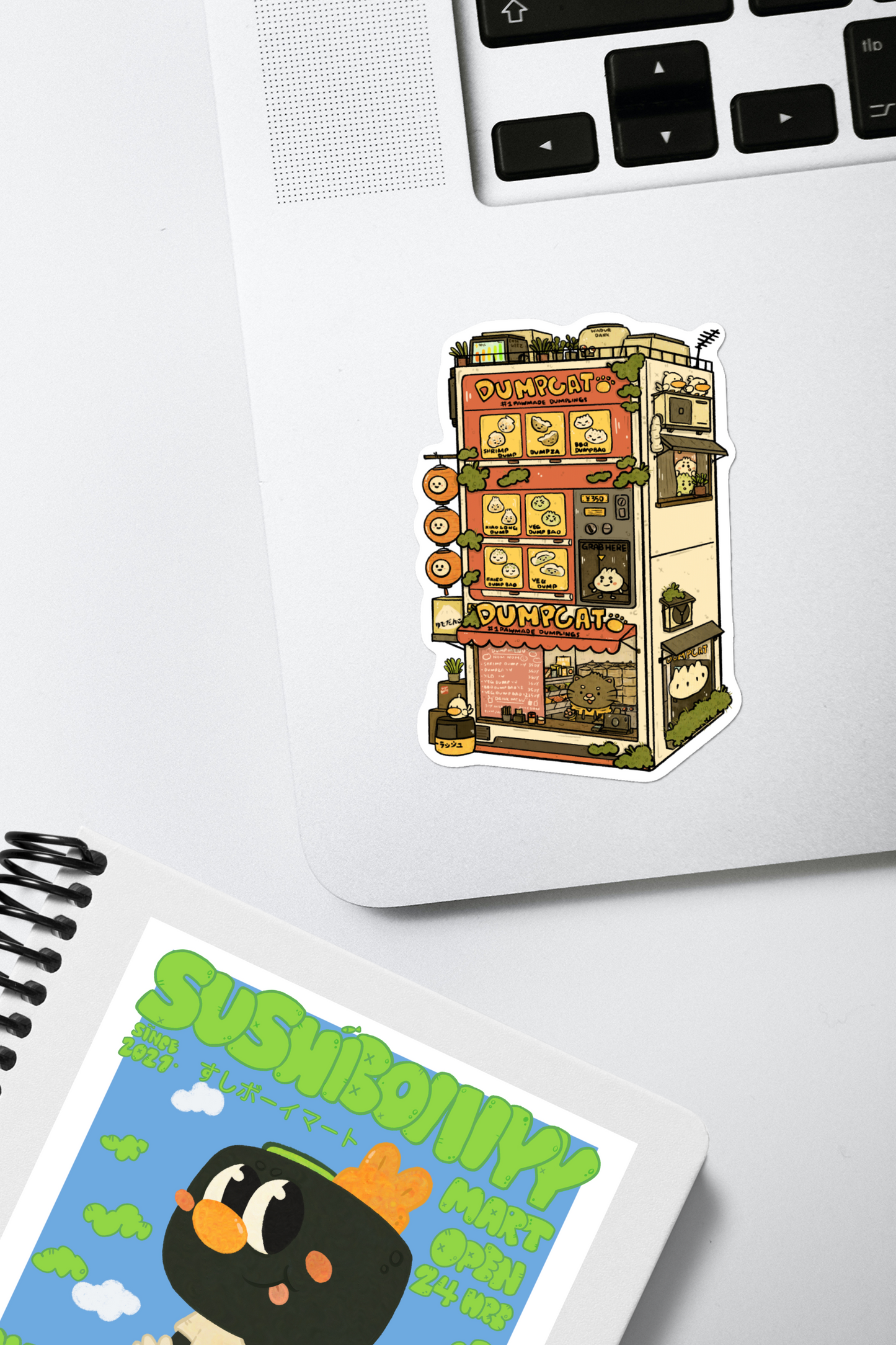 Dump Cat Vinyl Sticker