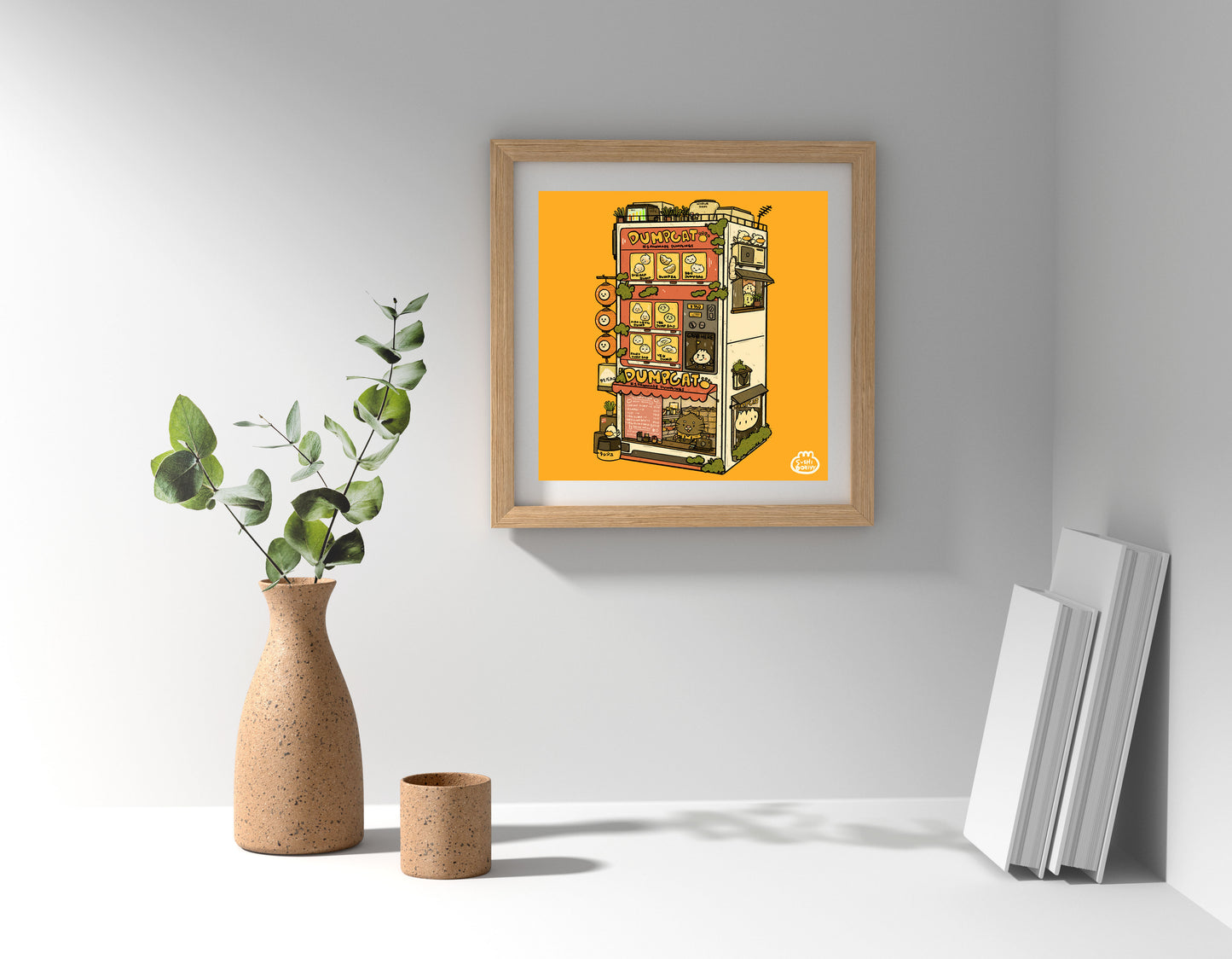 Dump Cat Art Print