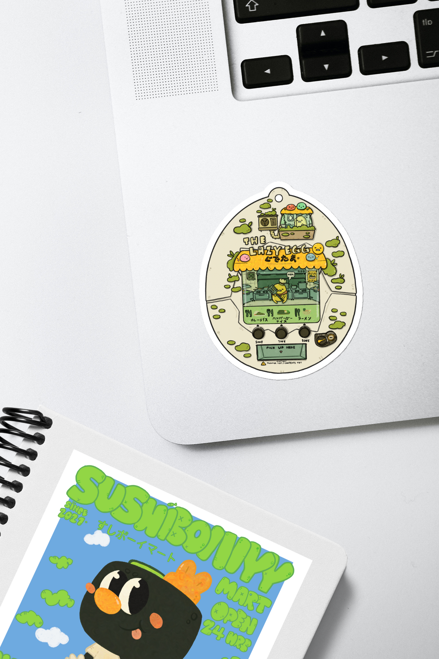 Lazy Egg Vinyl Sticker
