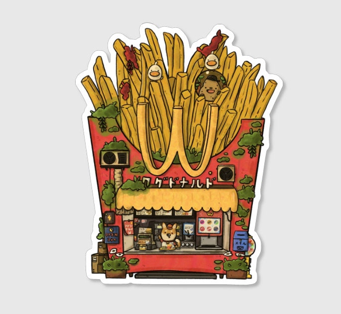Wagdonald Vinyl Sticker
