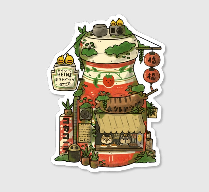 Ketchup Vinyl Sticker