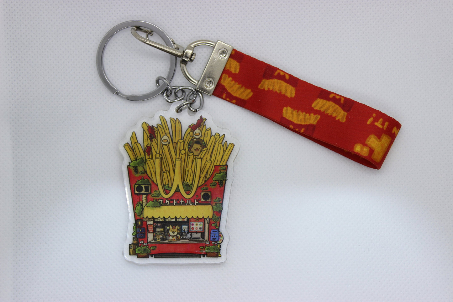 Wagdonalds Keychain w/ Lanyard