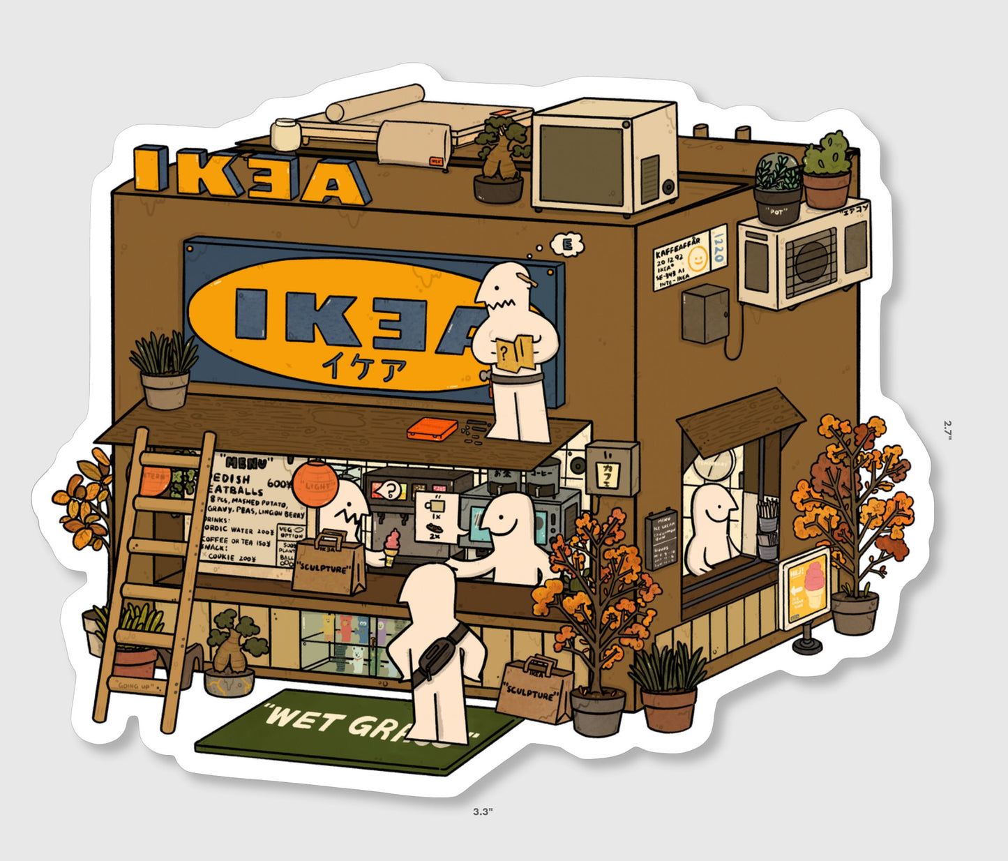 IKEA Cardboard Box Sticker