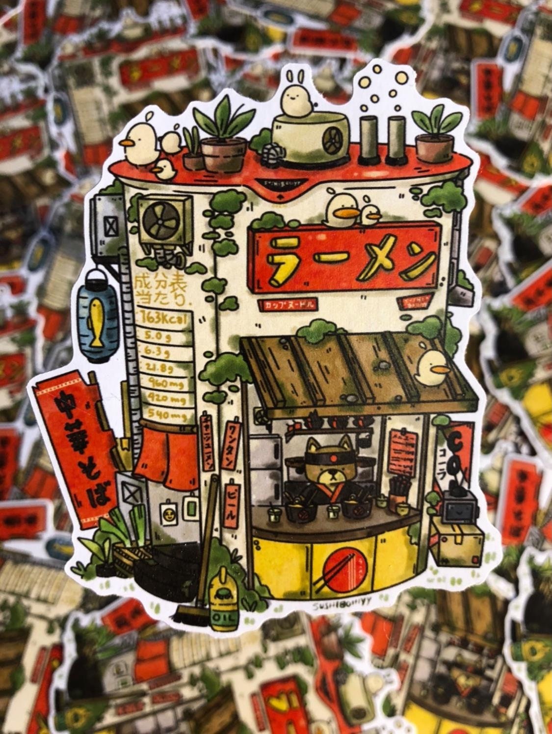 Nissin Cup Ramen Vinyl Sticker