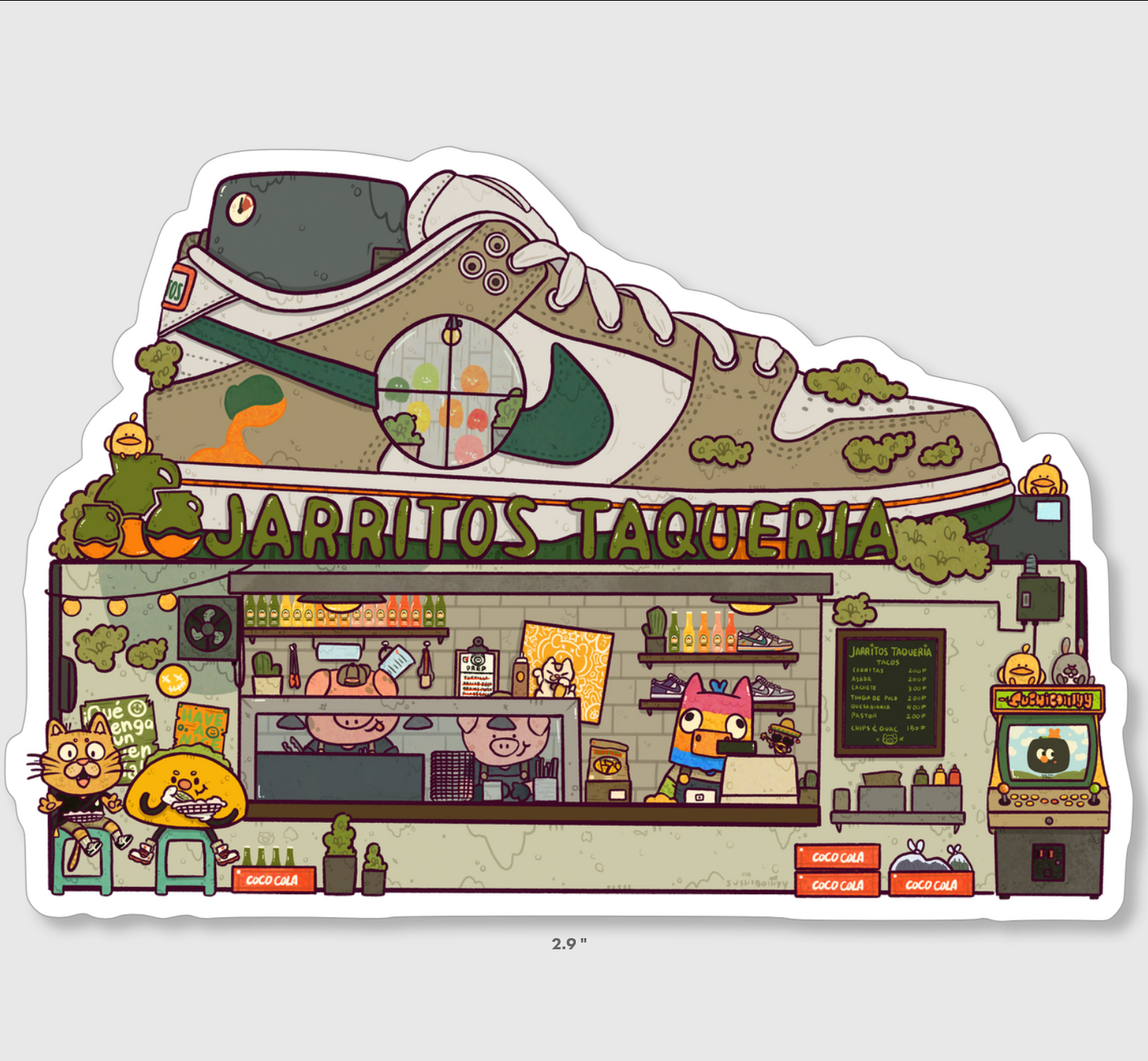 Jarritos Dunk Vinyl Sticker