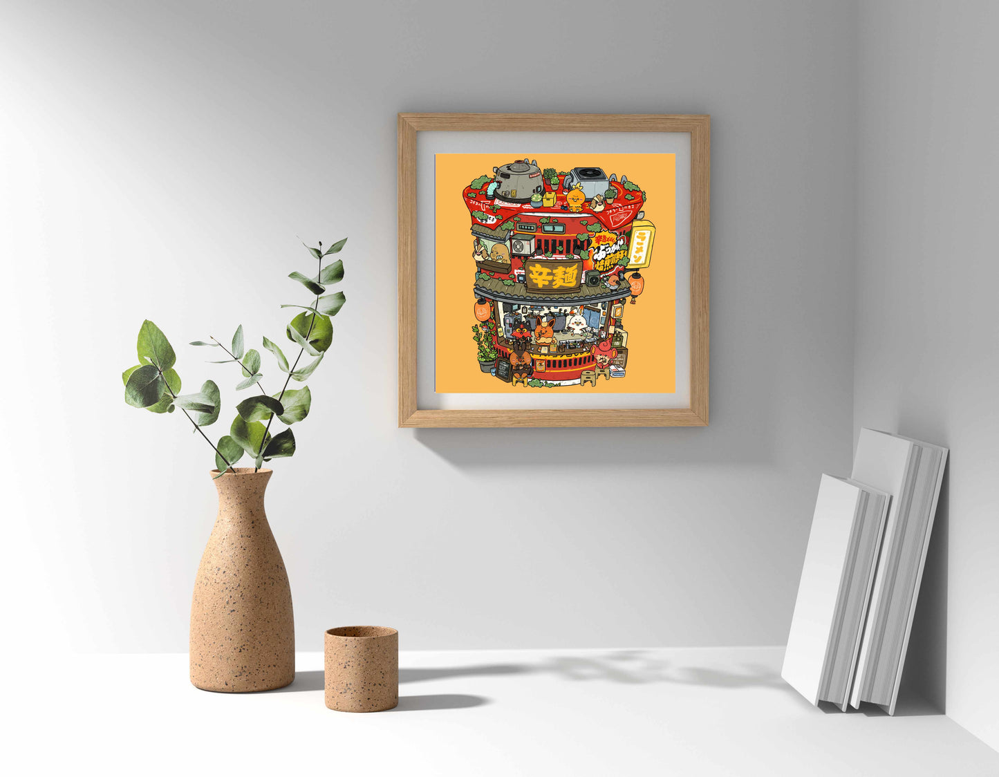 Karamen Pokemon Ramen Stall Art Print