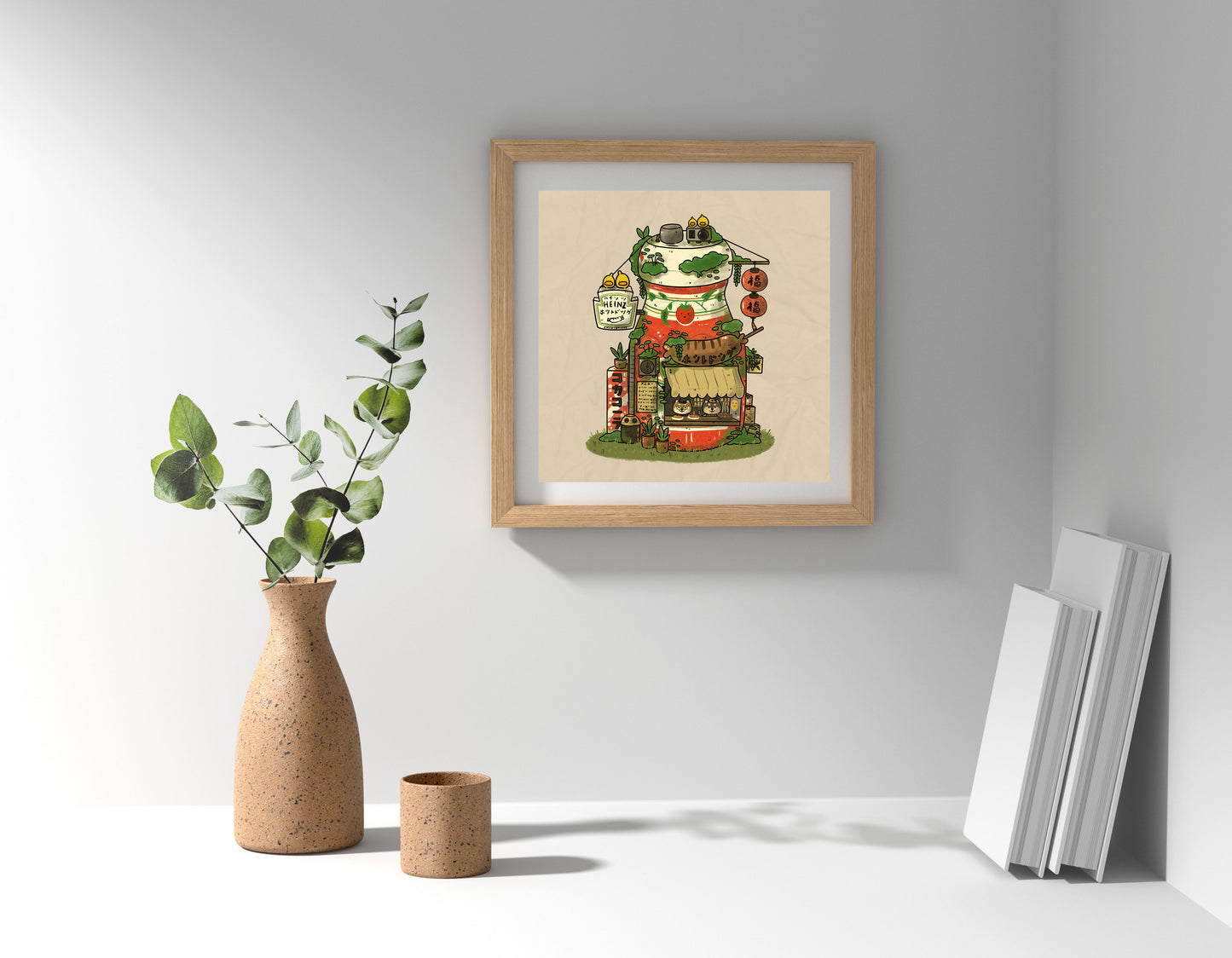 Ketchup Bottle Art Print