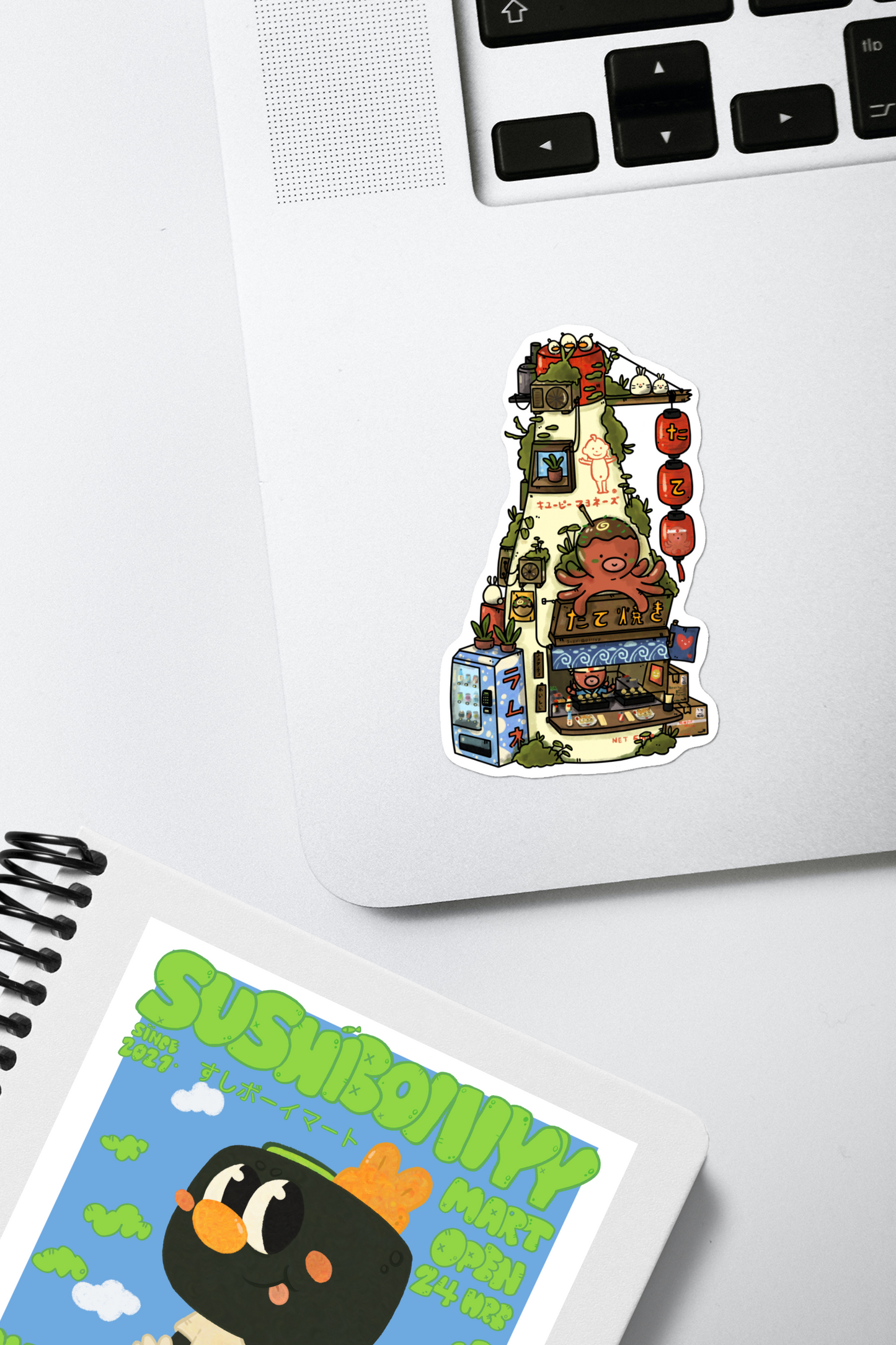 Kewpie Takoyaki Shop Vinyl Sticker
