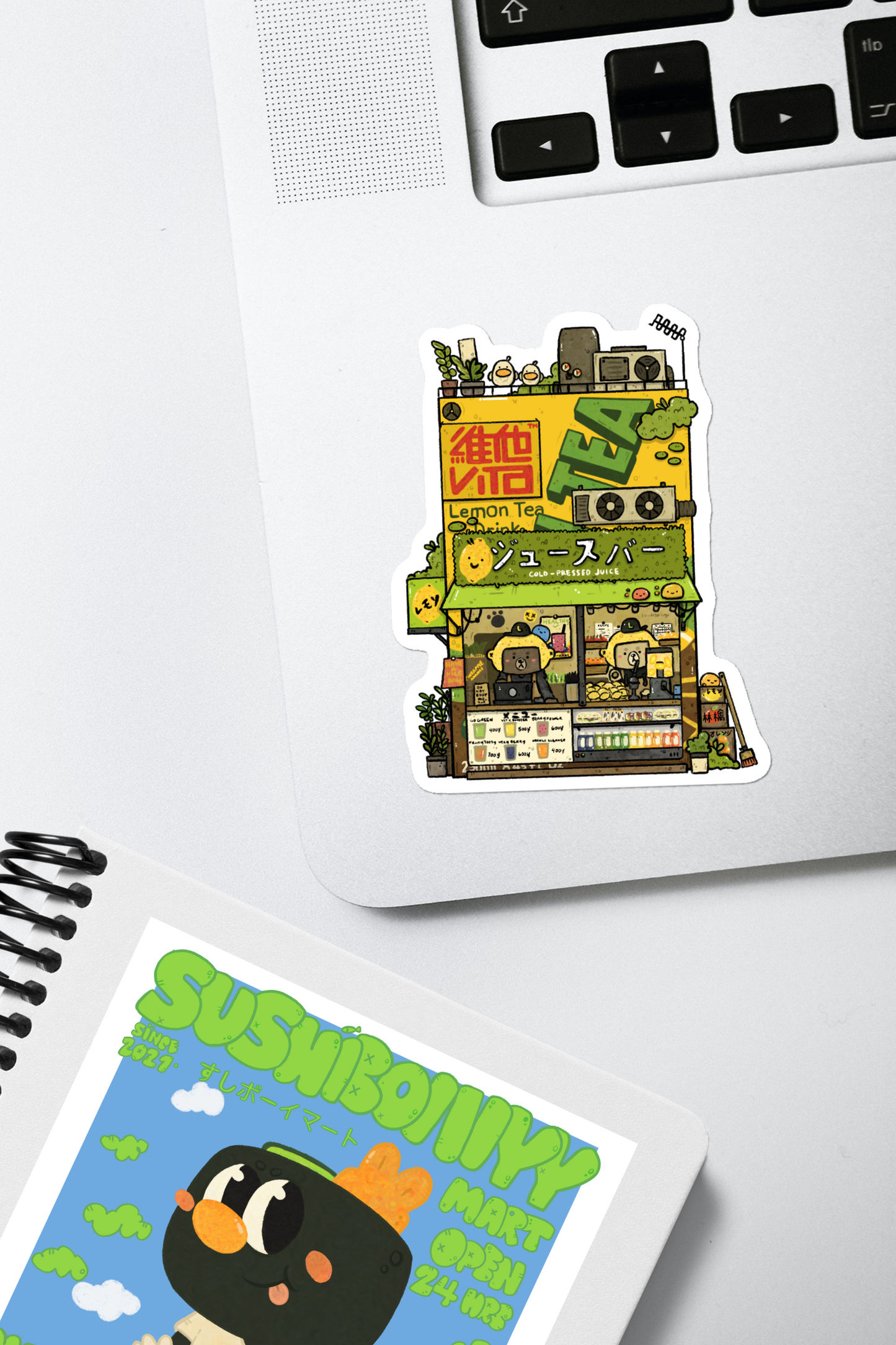 Vita Lemon Tea Vinyl Sticker