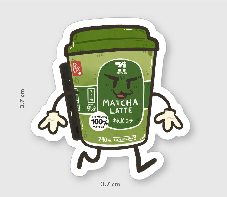 Matchan Vinyl Sticker