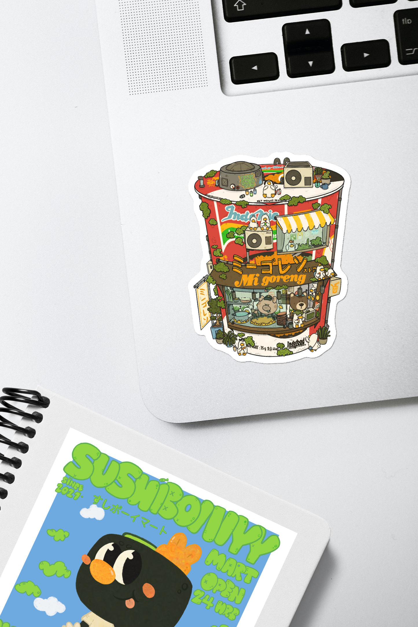Mie Goreng Vinyl Sticker