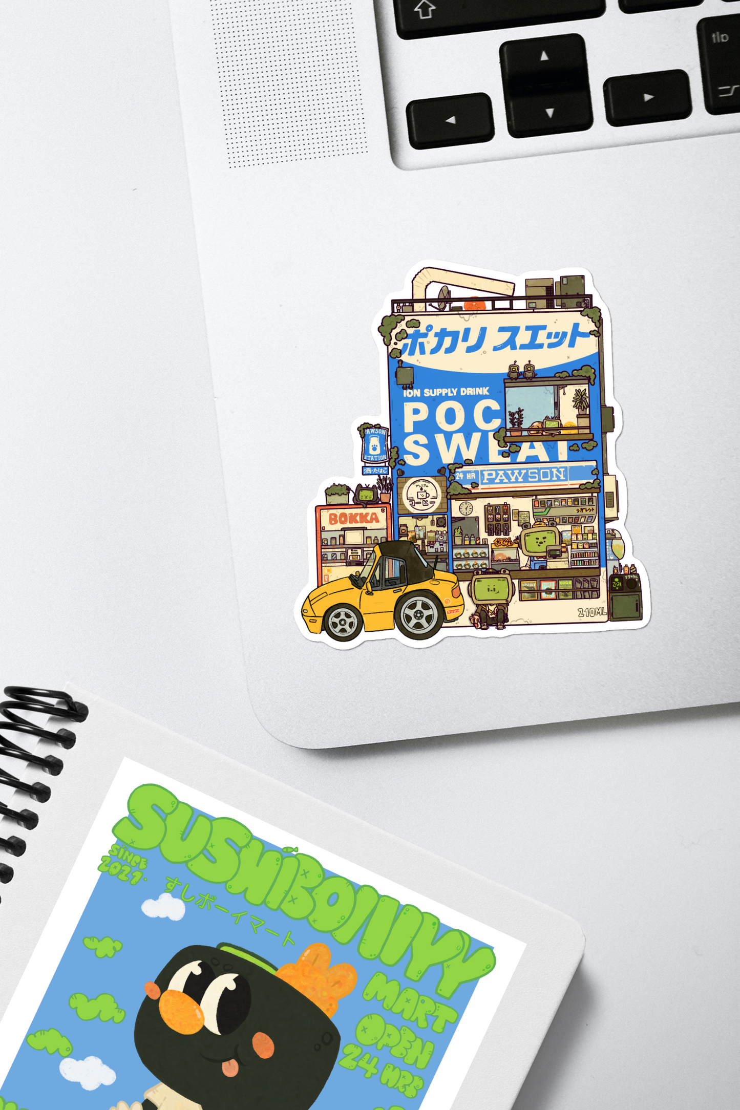 Pocari Lawson Vinyl Sticker