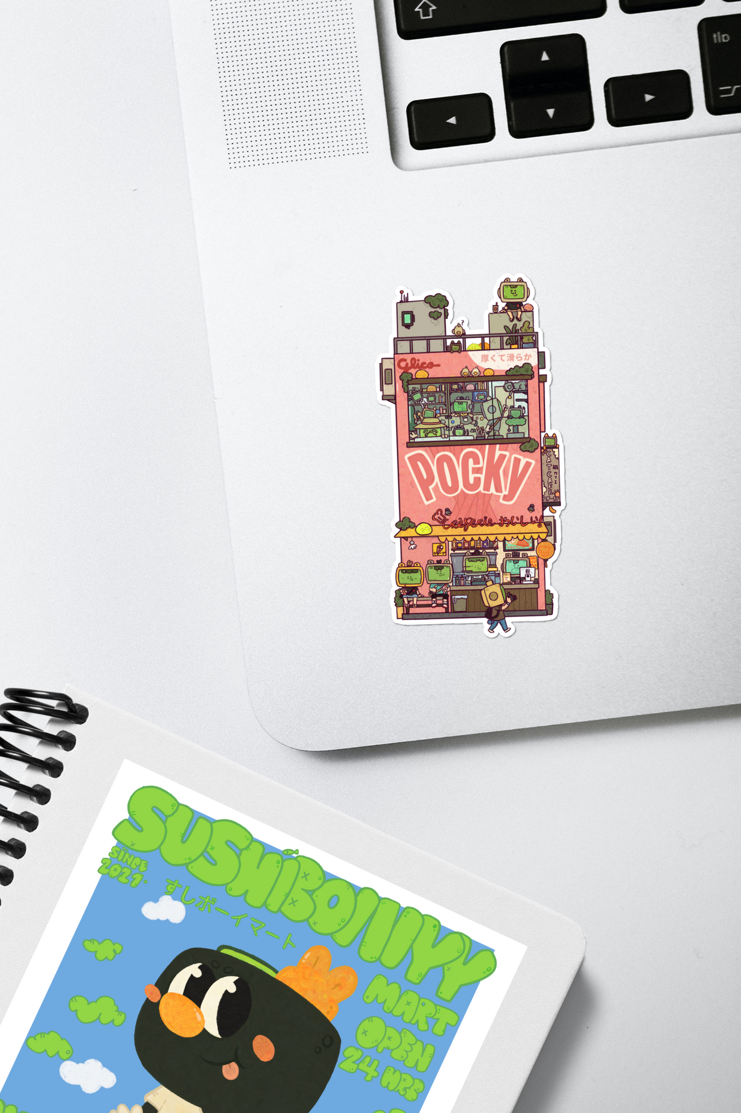Pocky Cafe Vinyl Sticker
