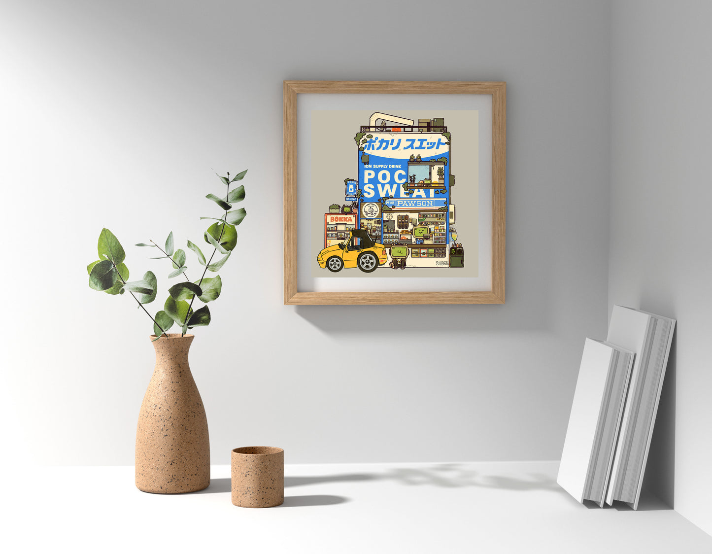 Pocari Pawson Art Print