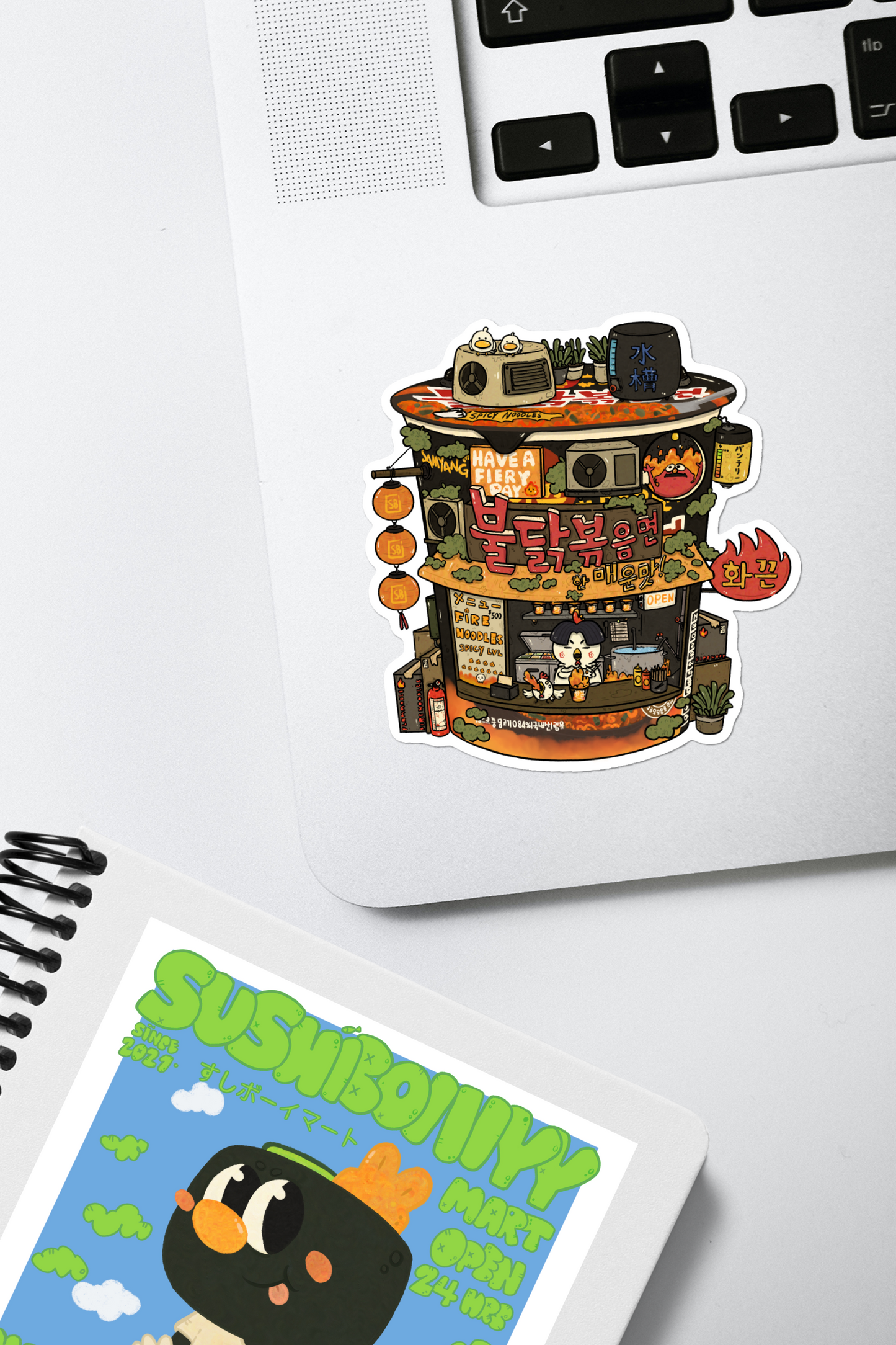 Buldak Fire Noodles Vinyl Sticker