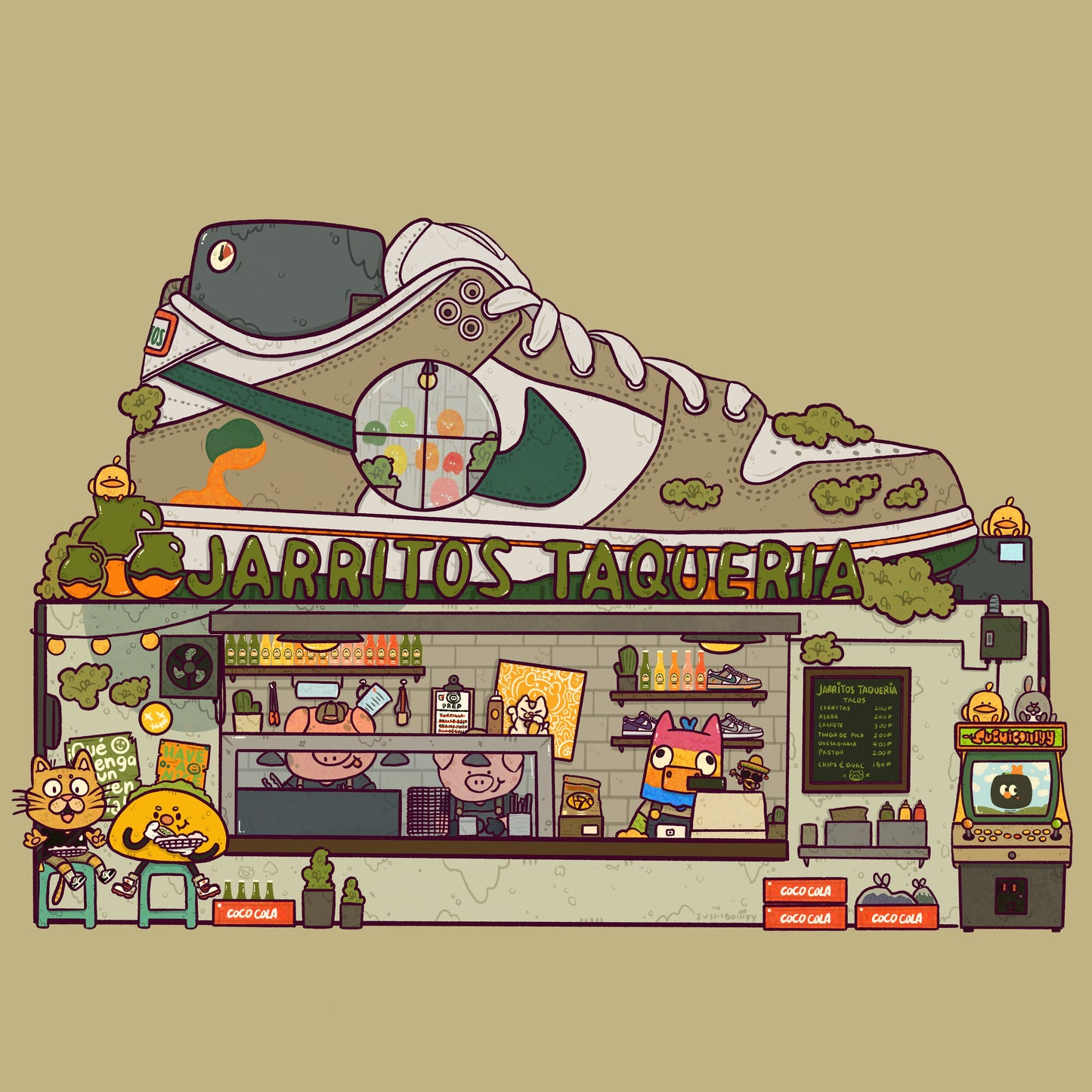 Jarritos SB Dunk Art Print