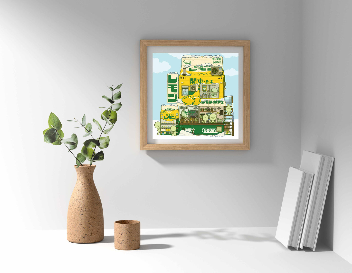 Smiski X Lemon Milk Art Print
