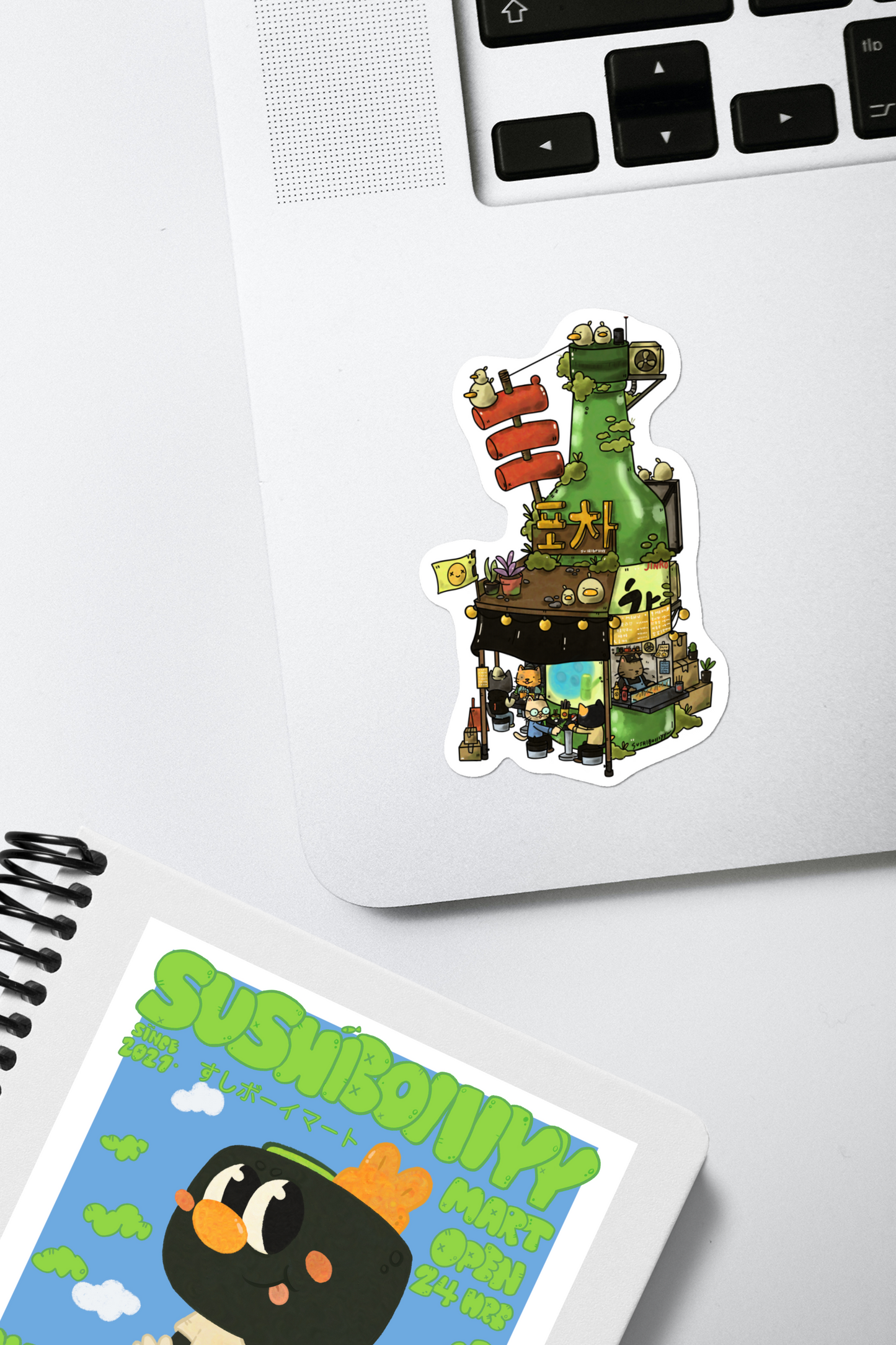 Soju Bottle Vinyl Sticker