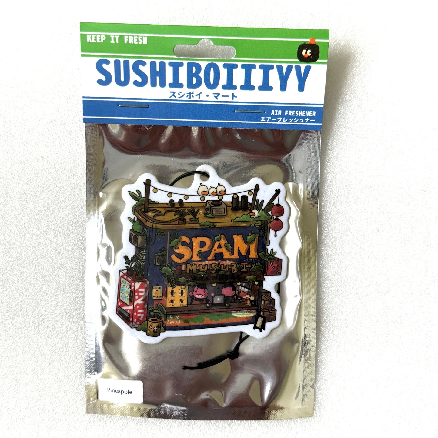 Spam Air Freshener (Pineapple)