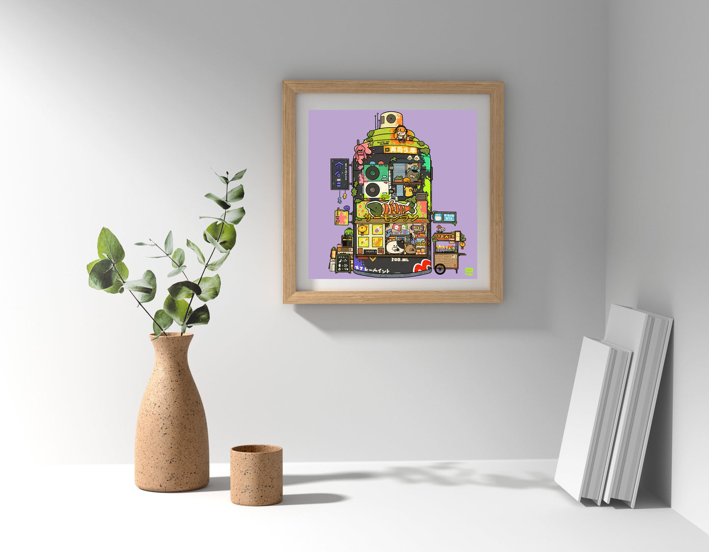 Salmon Run Cafe Art Print