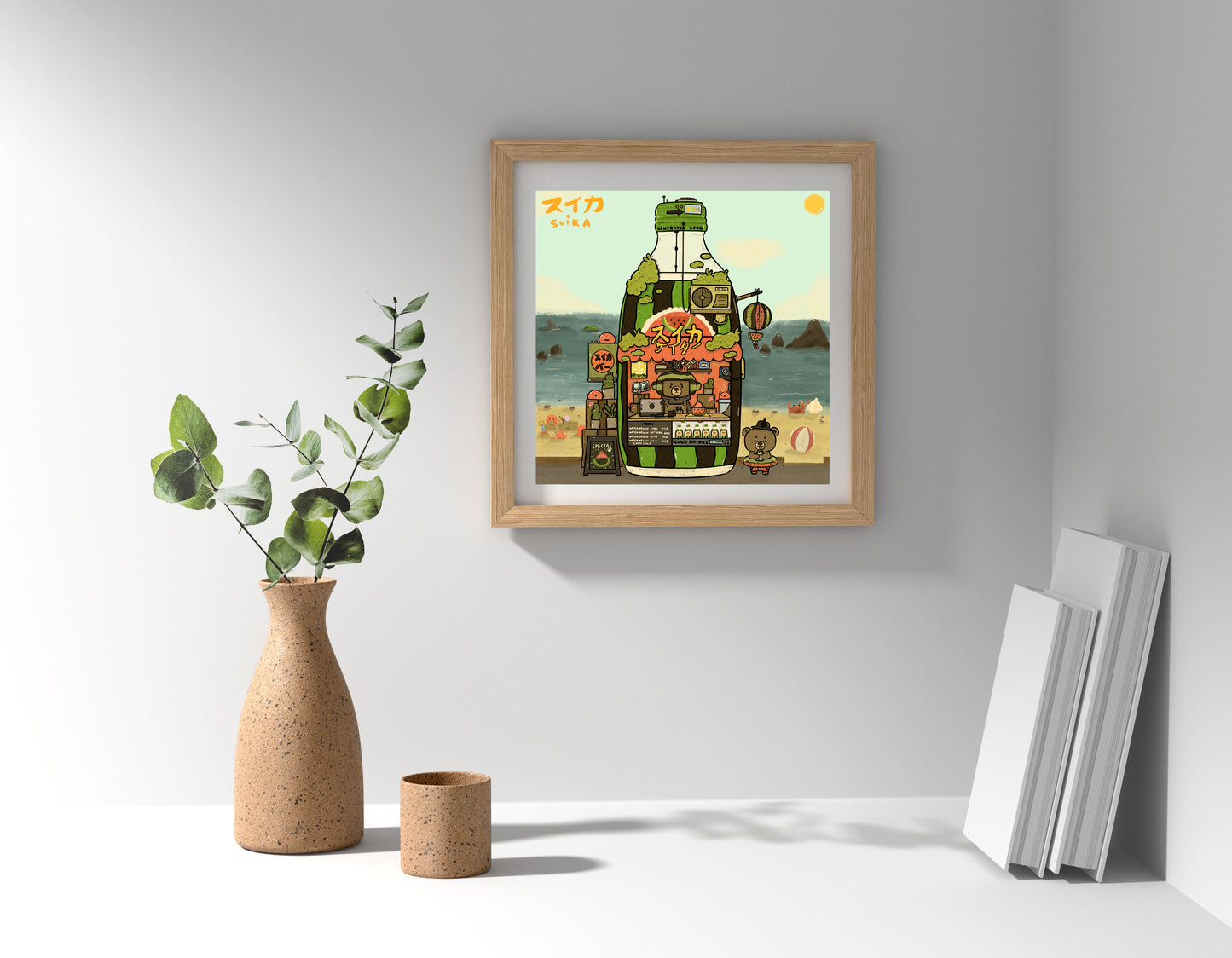 Suika Soda Shop Art Print