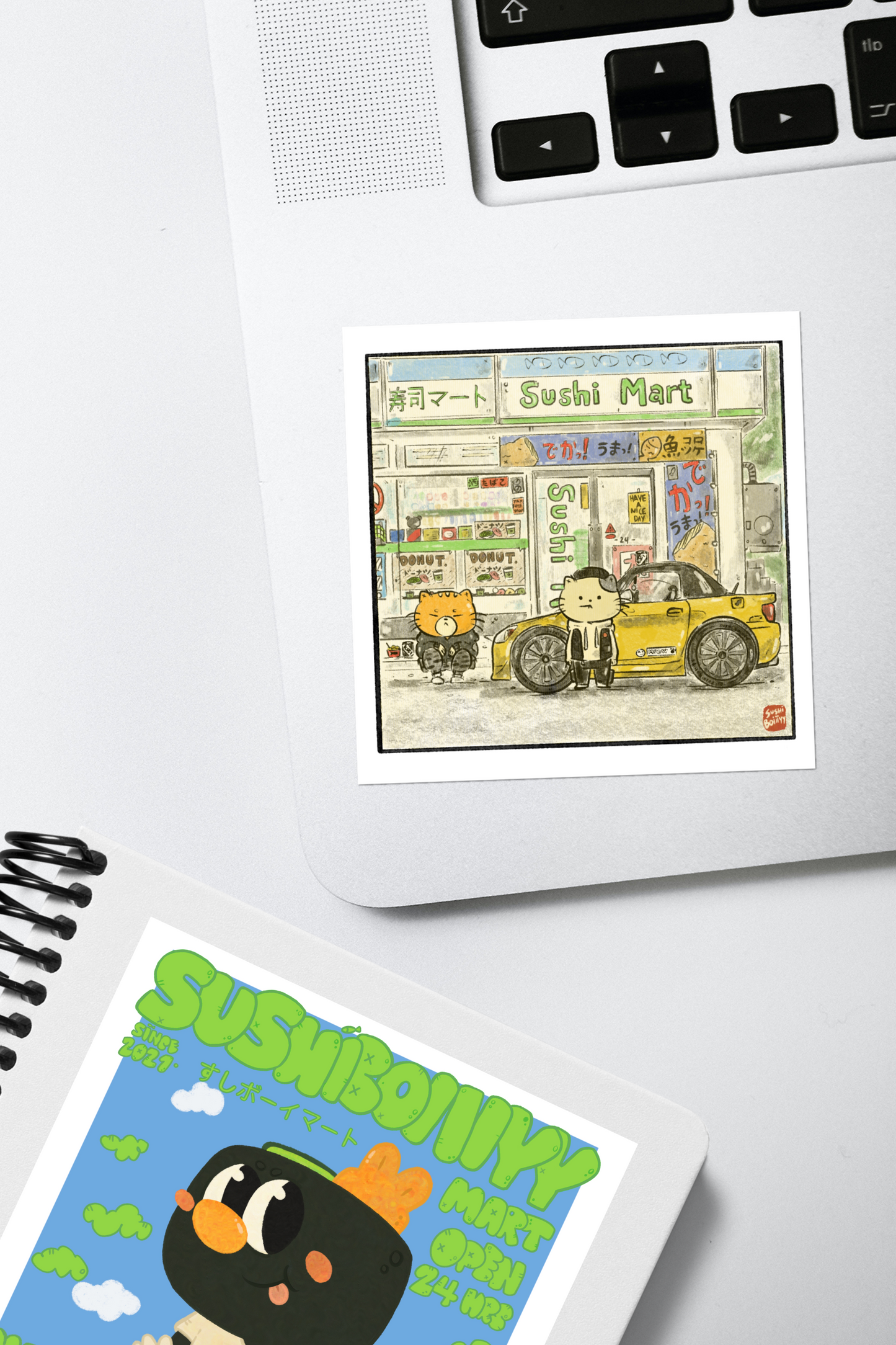 Sushi Mart Vinyl Sticker