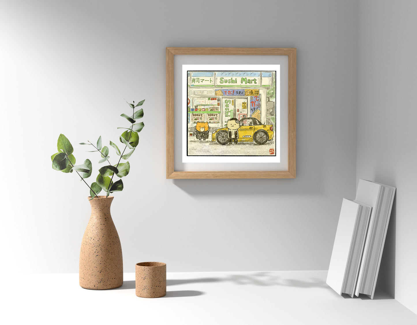 Sushi Mart Art Print