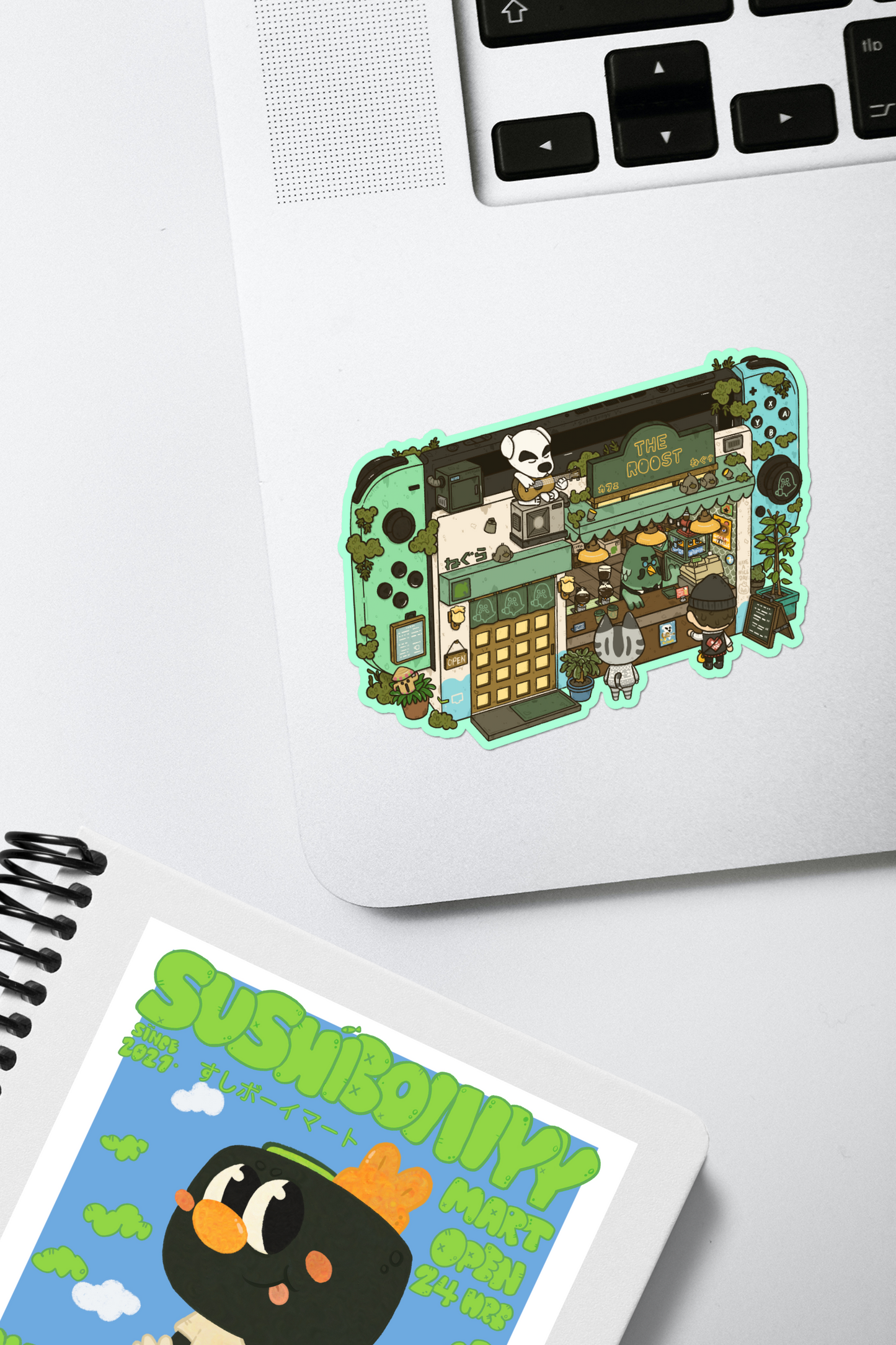 Brewster's Switch Cafe Vinyl Sticker