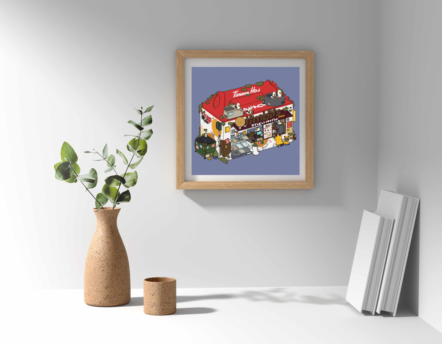 Timmy Ho's Cafe Art Print