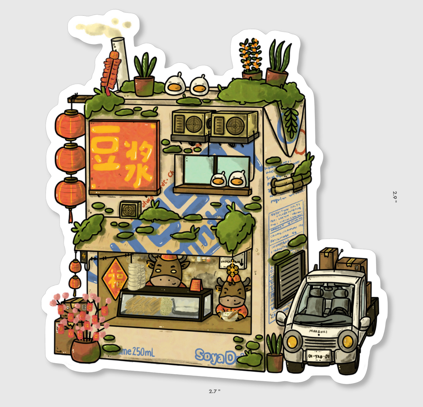 Vita Soy Vinyl Sticker