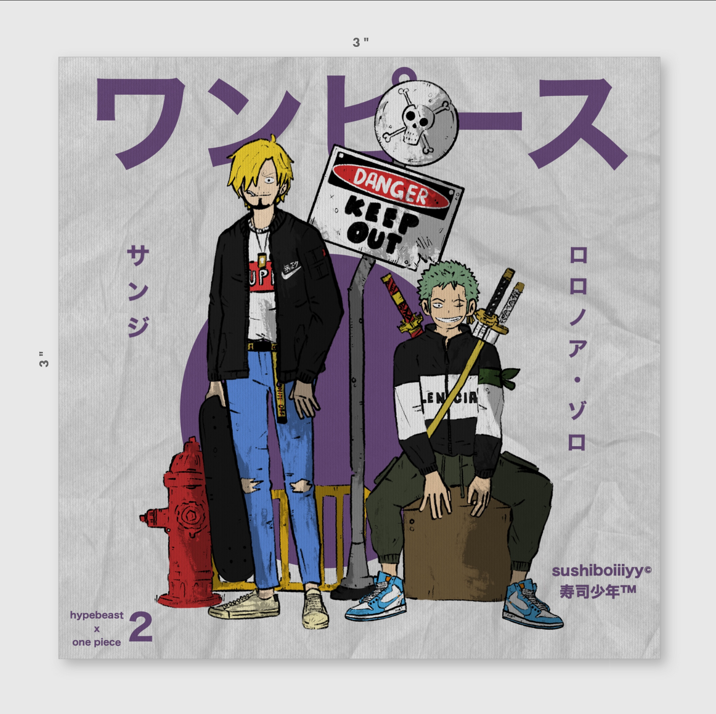 One Piece Vol. 1-5 Vinyl Stickers