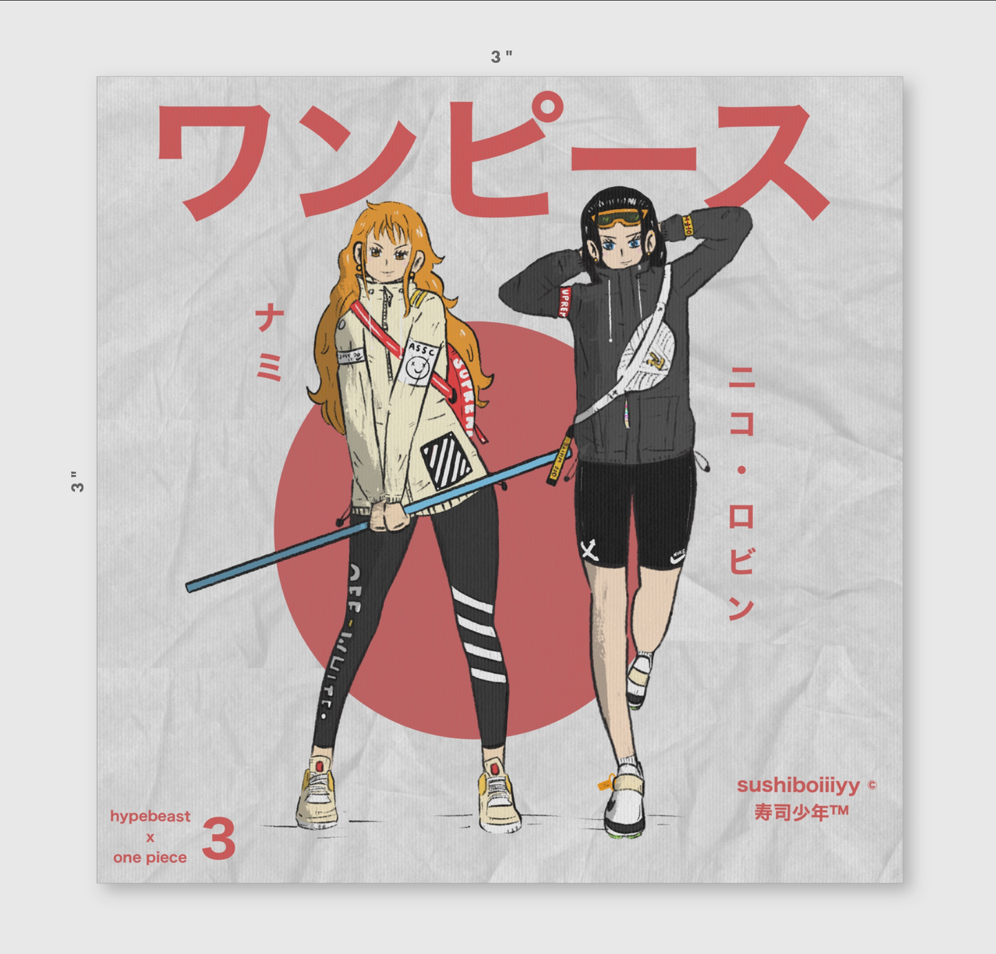 One Piece Vol. 1-5 Vinyl Stickers