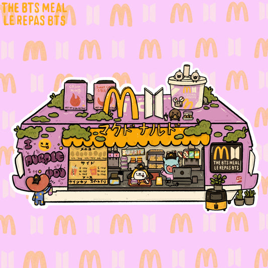 BT21 Meal Art Print