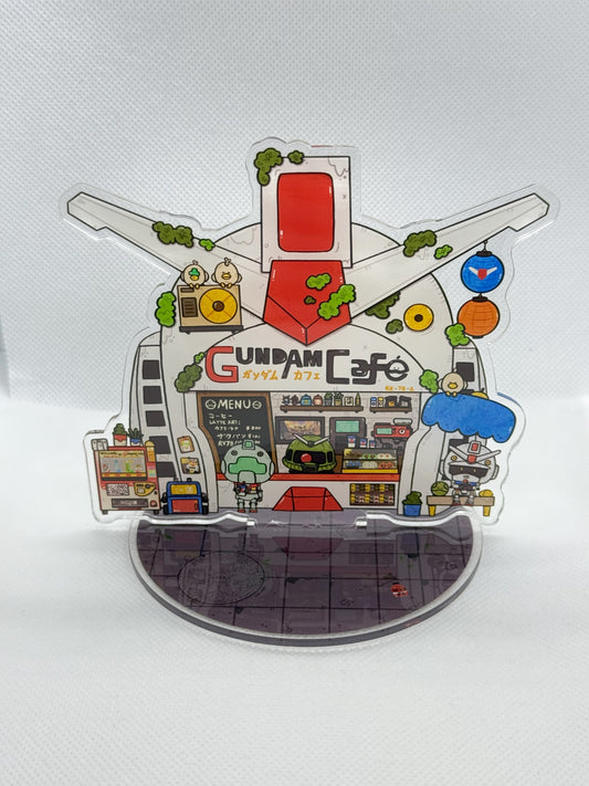 Gundam Cafe Acrylic Standee