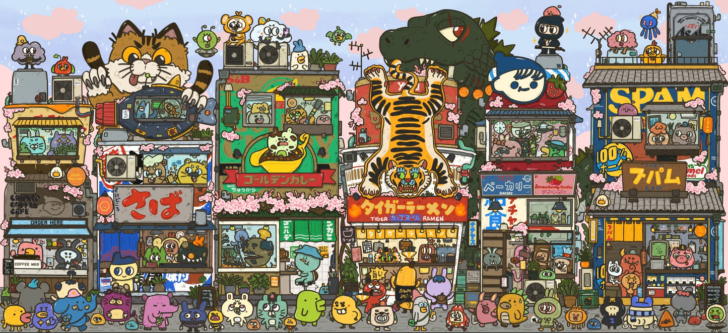Tamagotchi City Deskmat