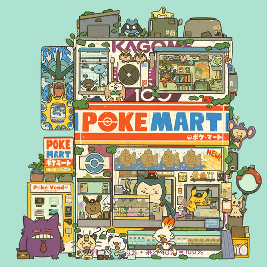 Poke Mart Art Print