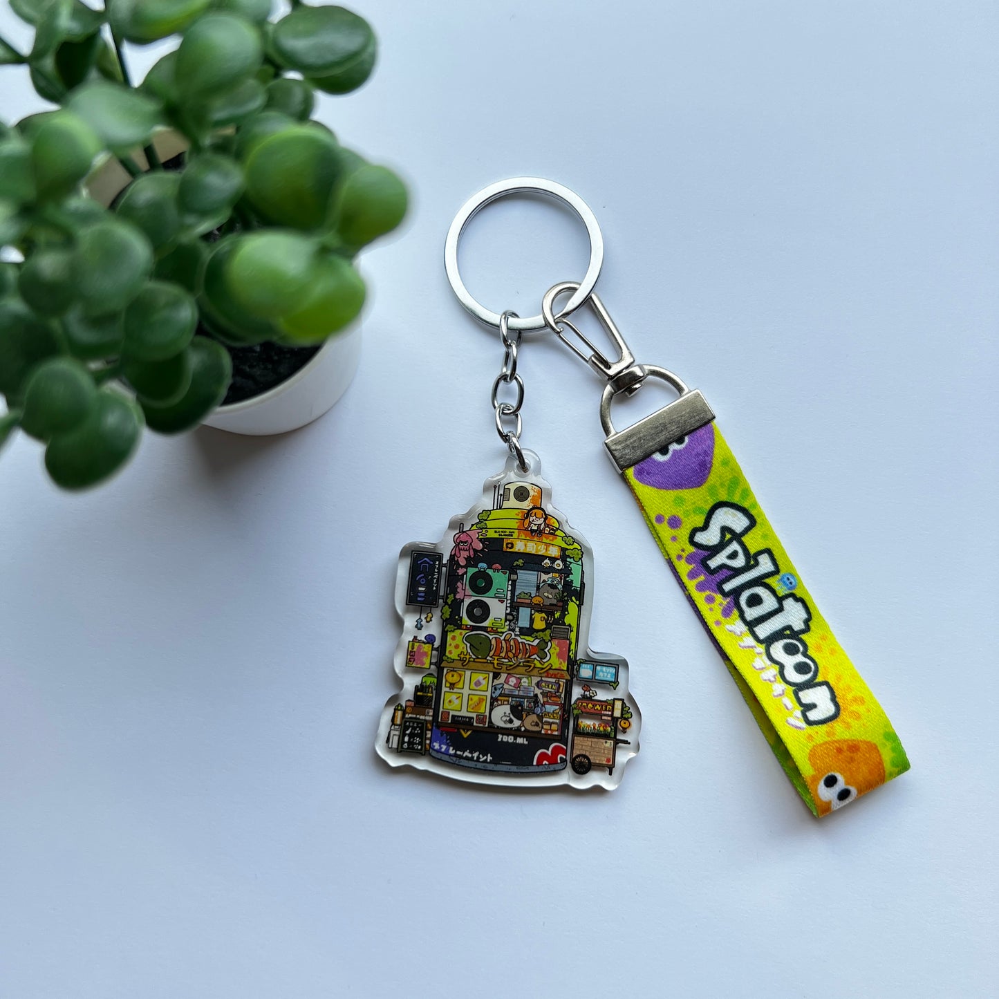 Splatoon Keychain W/ Lanyard