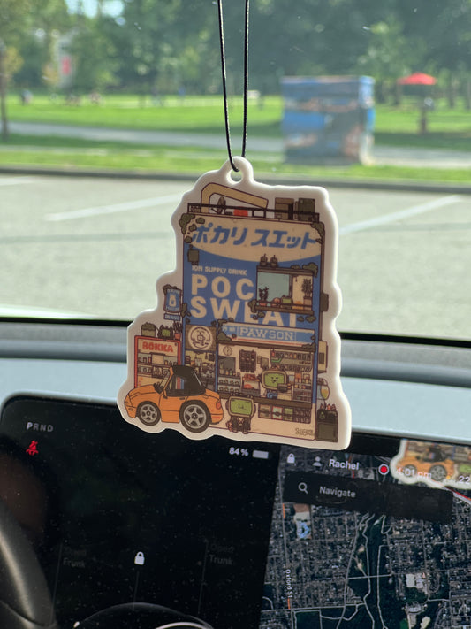 Pocari Pawson Air Freshener (Ocean)